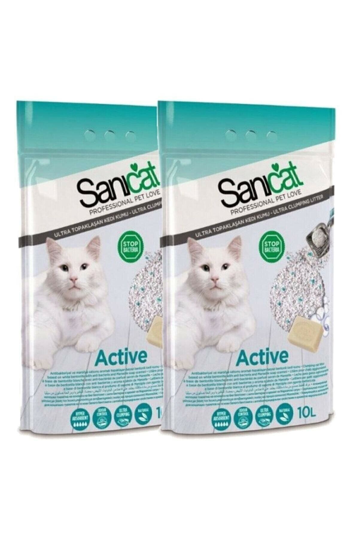 Active Marsilya Sabunu Kokulu Kedi Kumu 10 Lt 2'li Set 841151480366mmçatı