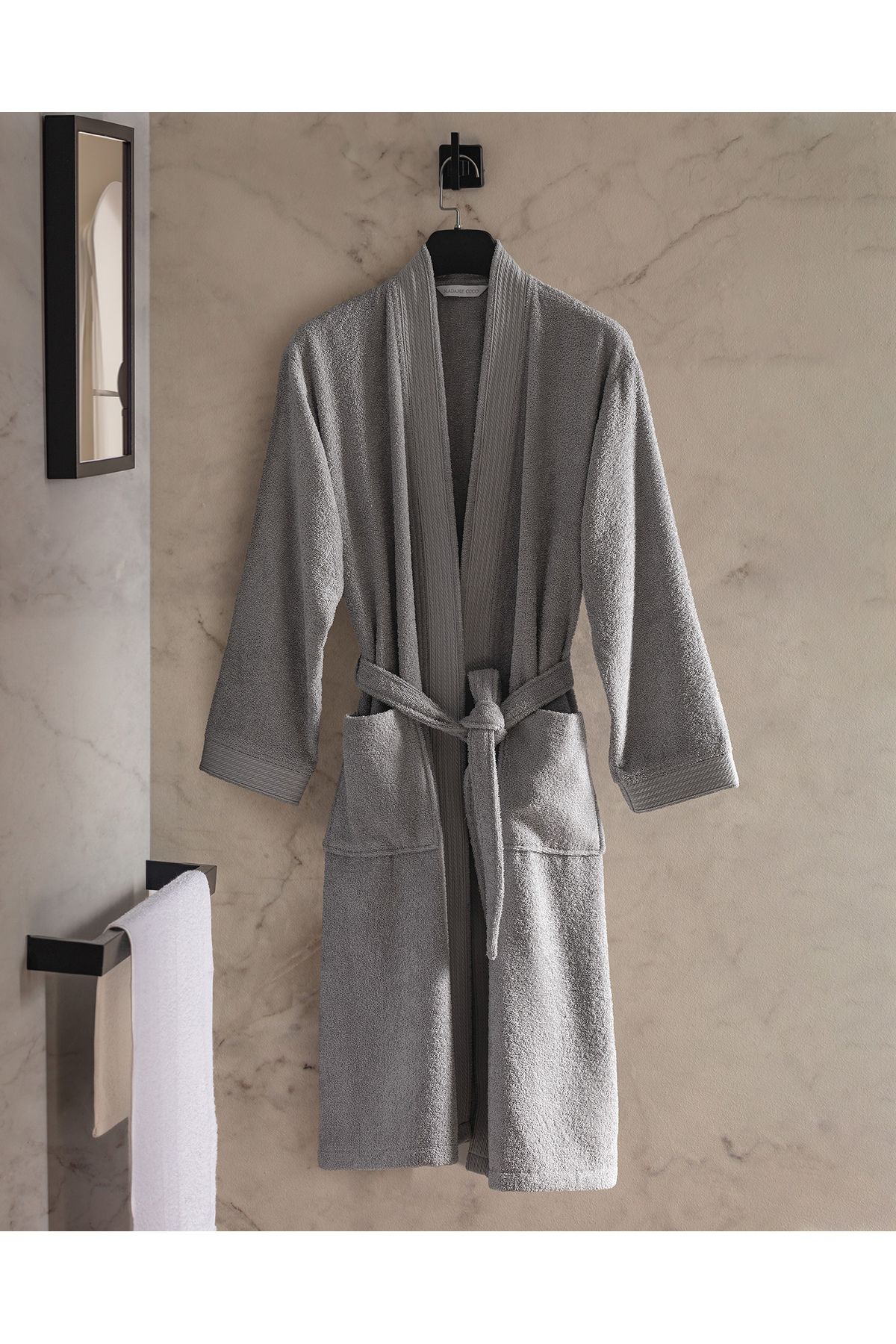 Ryella Kimono Unisex %100 Pamuk Bornoz - Otel Koleksiyon