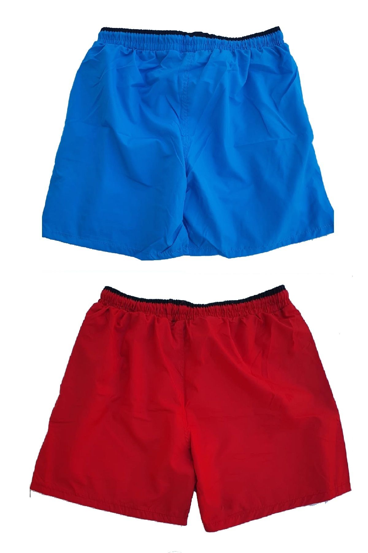 makiteks-2 Pieces of Swim Shorts - 2 Pockets, Mesh Inside, Elastic Waist and Lacing Cord 2