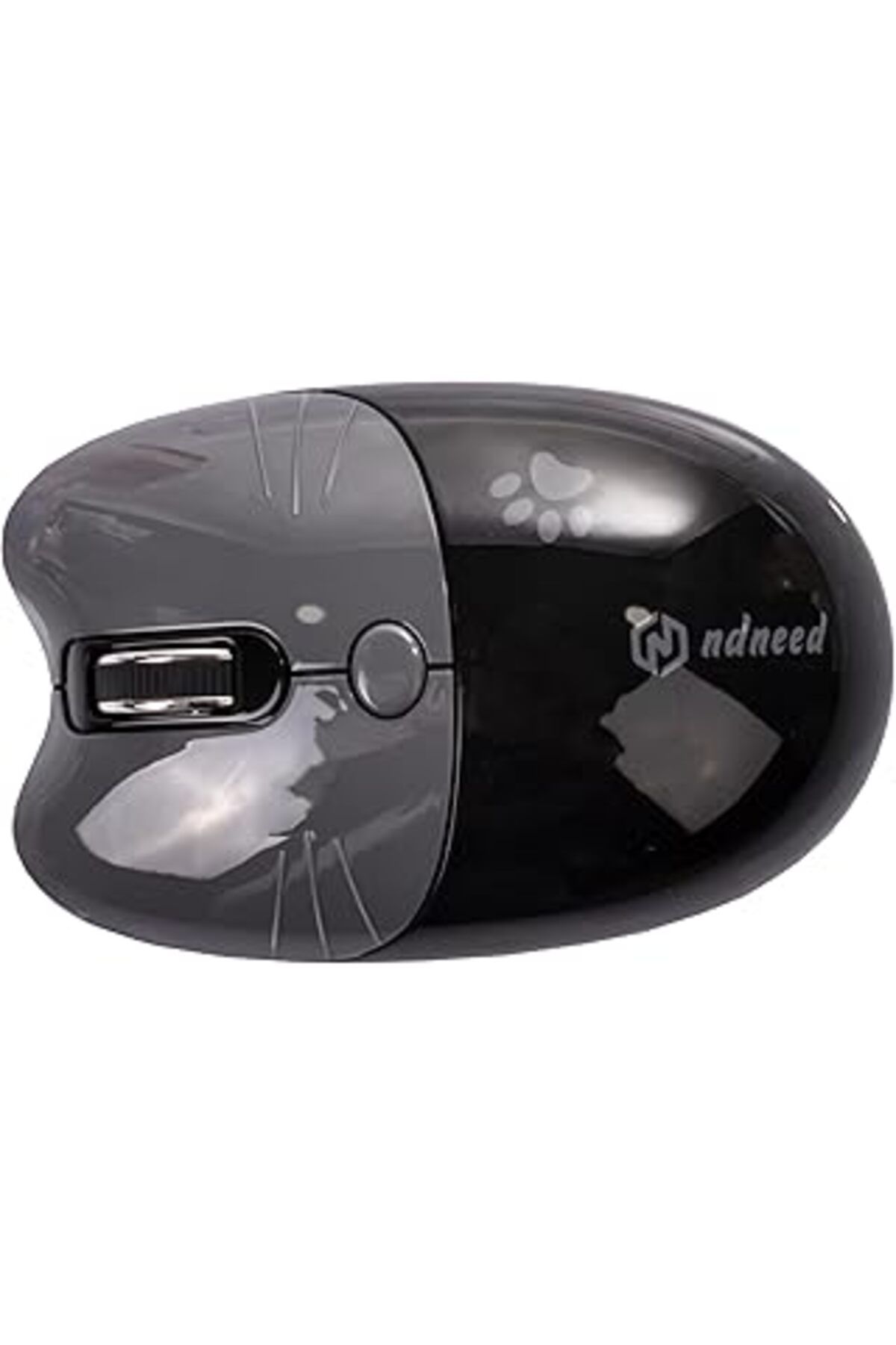 karadağsb Ndneed Sevimli Kedi Kablosuz Siyah Mouse Bluetooth + 2.4G Dual Mode