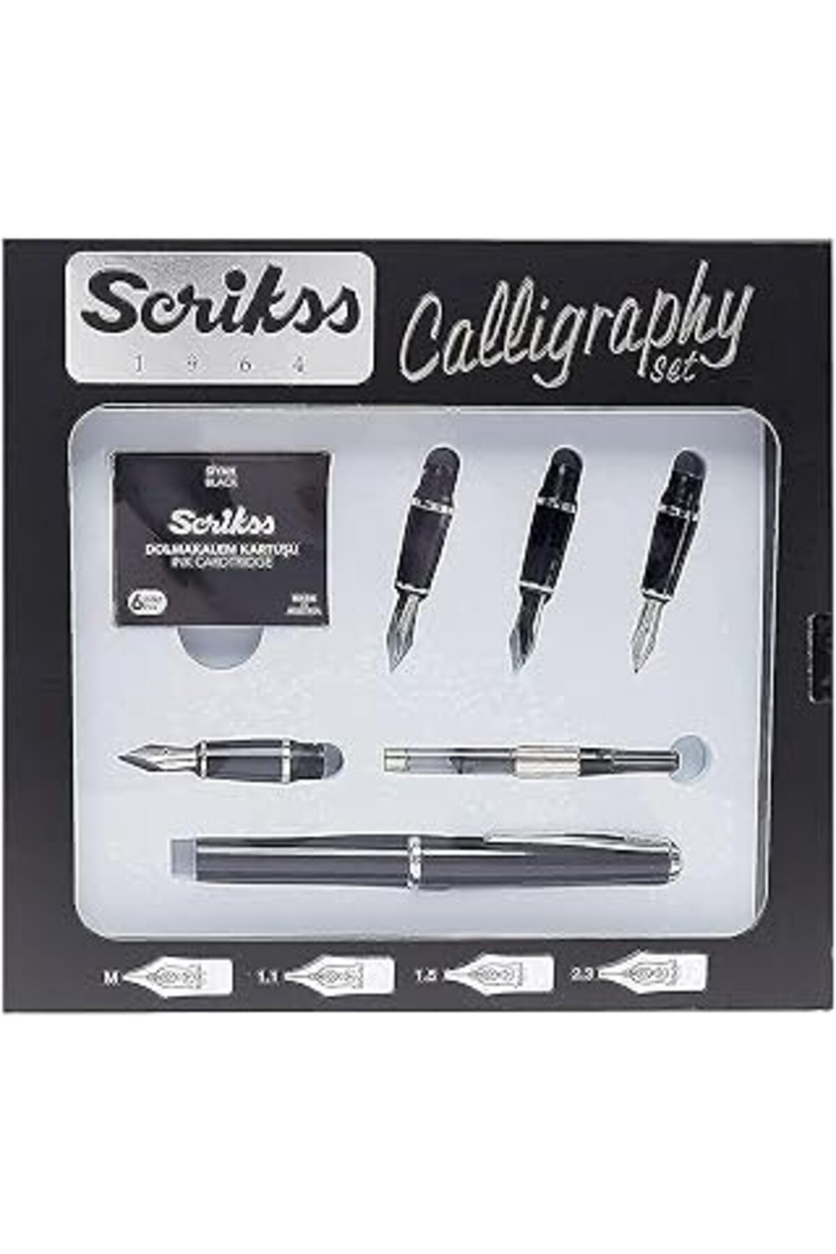 NZM TİCARET Scrikss Kaligrafi Set Kaligrafi Set Siyah