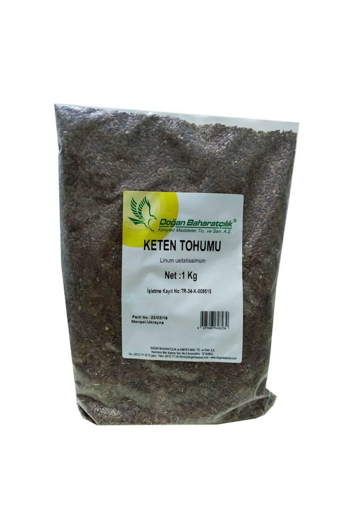 feifei Keten Tohumu Tane Doğal 1000 Gr Paket