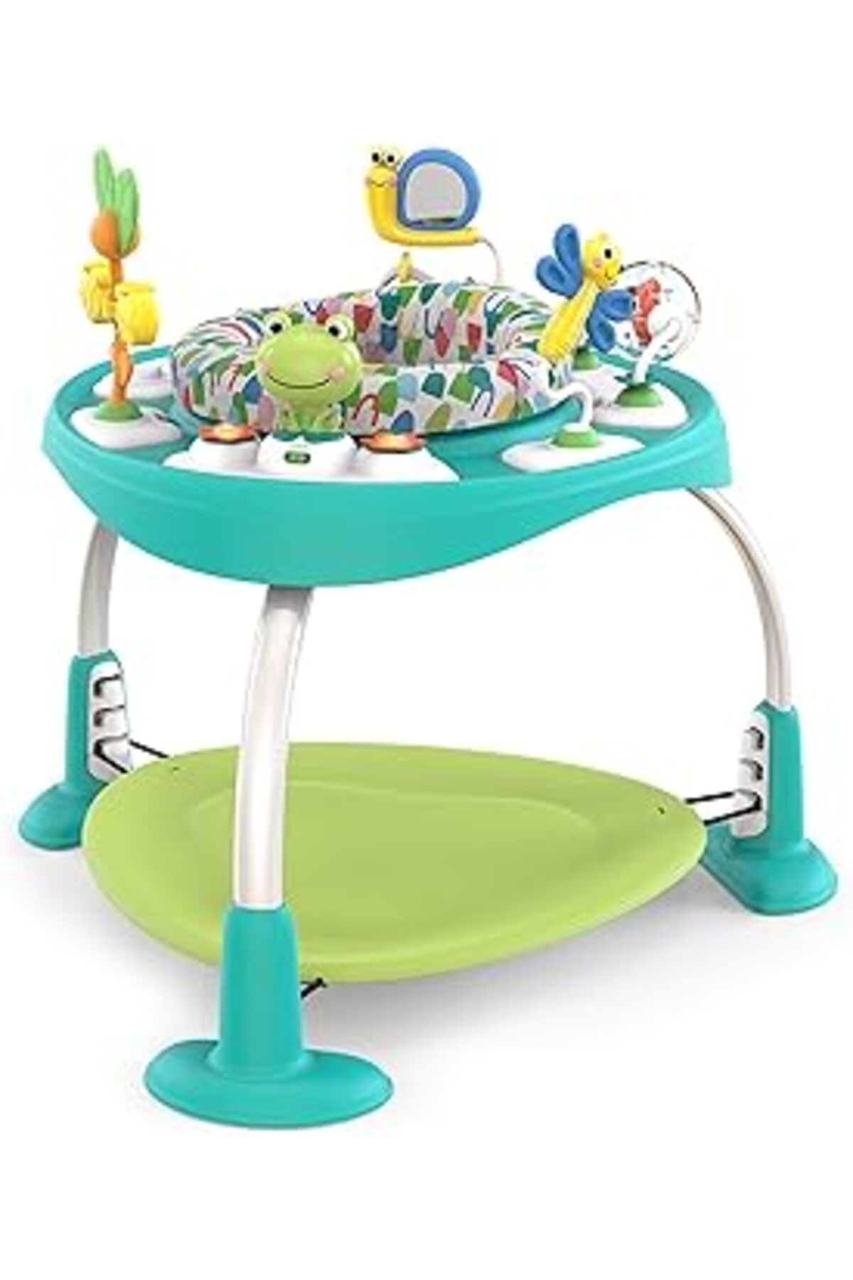 karadağsb Bright Starts Bounce Bounce Baby 2'Si 1 Arada Aktivite Merkezi Zıplayıcı Ve Masa - Oynak Gölet (Yeş