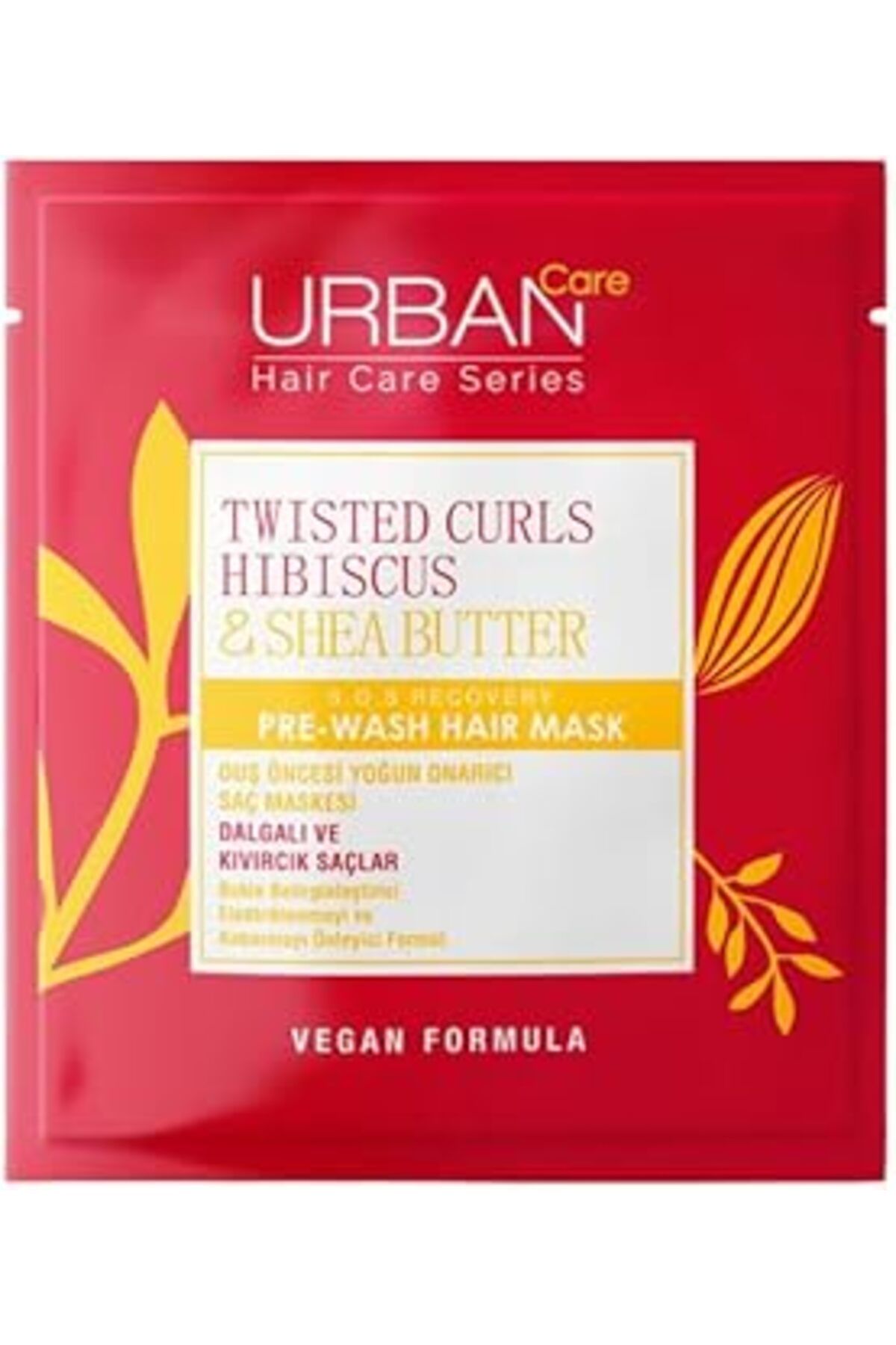 NZM TİCARET Twisted Curls Hibiscus & Shea Butter Kıvırcık Ve Dalgalı Saçlara Özel Duş Öncesi Saç Bak