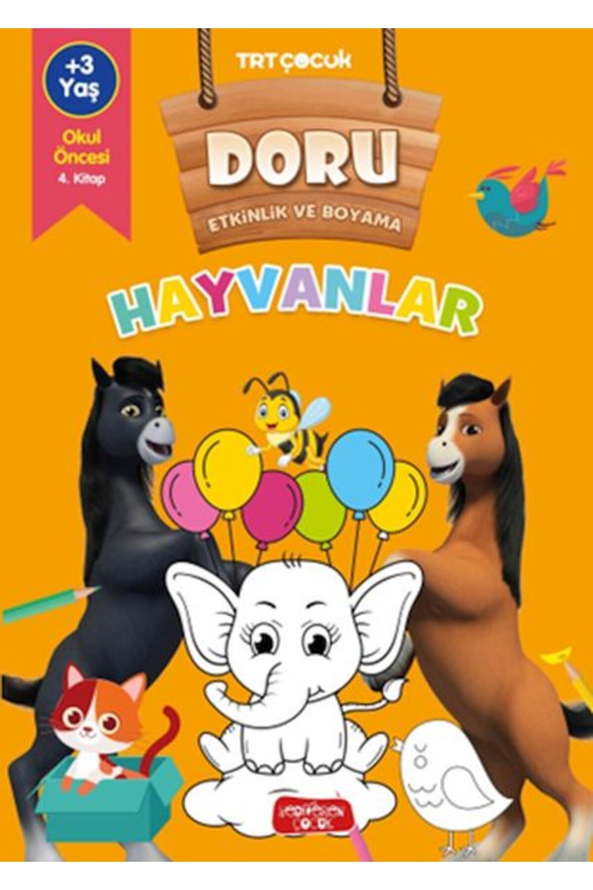 Türk Dil Kurumu Yayınları Doru Etkinlik ve Boyama - Hayvanlar