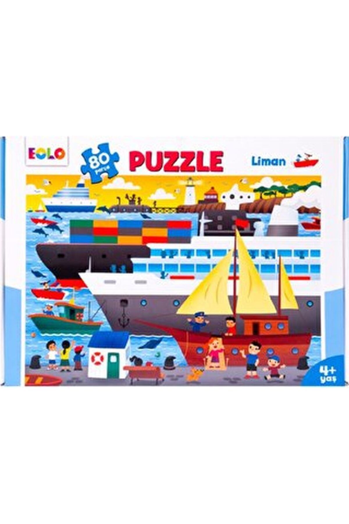 Destek Yayınları Yer Puzzle-80 Parça Puzzle - Liman