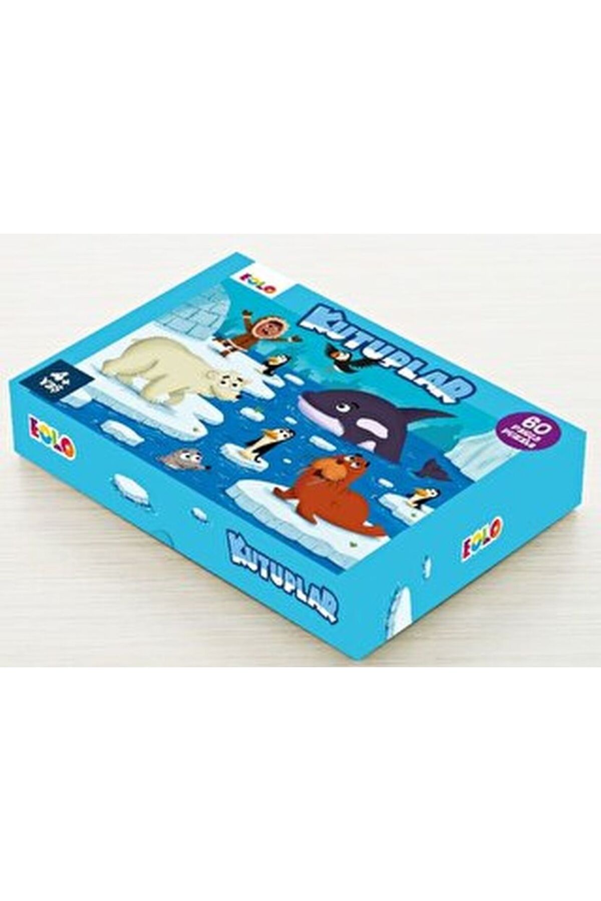 Destek Yayınları Yer Puzzle-60 Parça Puzzle - Kutuplar