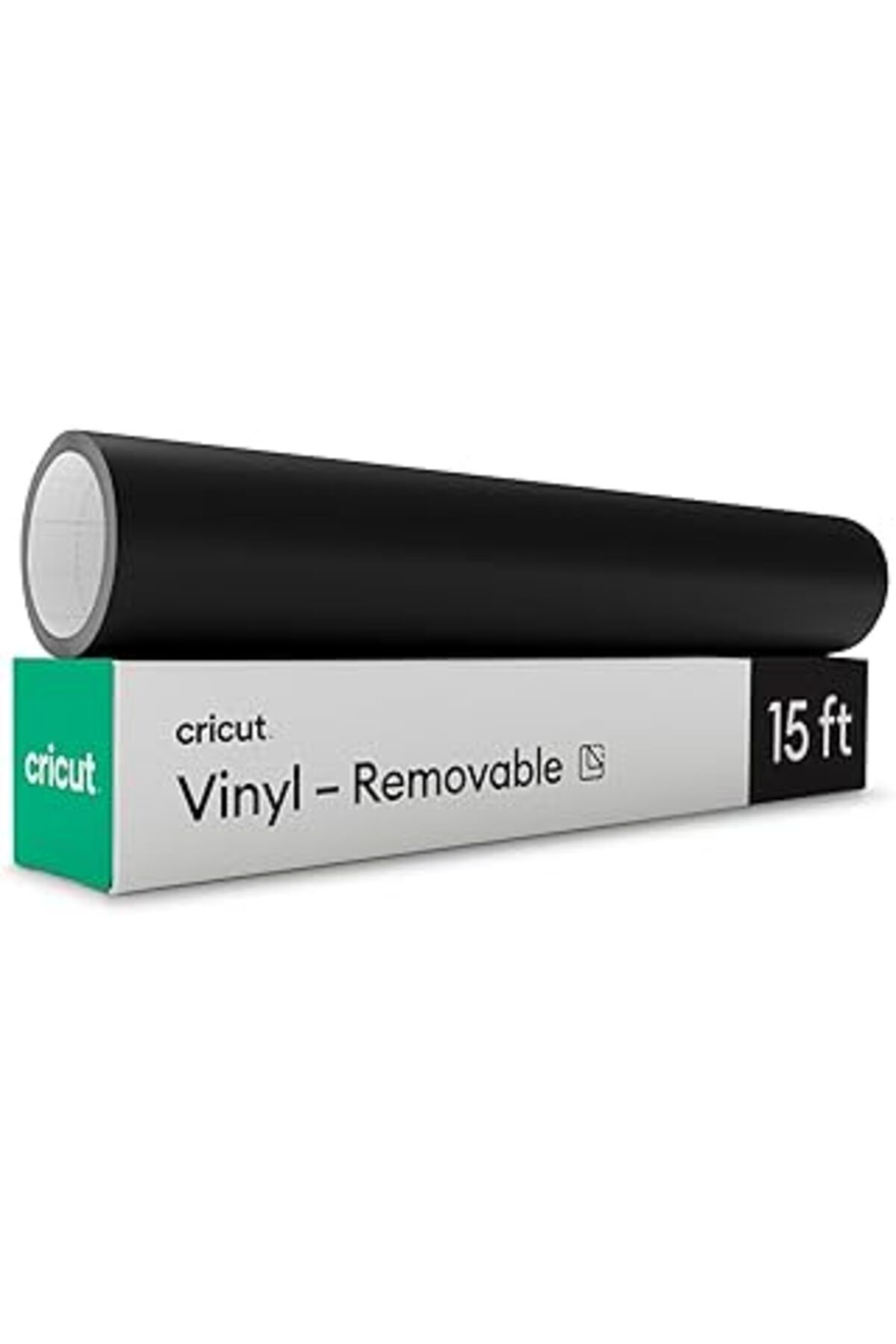 Karachil Cricut Premium Vinil - Çıkarılabilir, 12 X 180 Yapışkan Çıkartma Dökme Rulo - Siyah