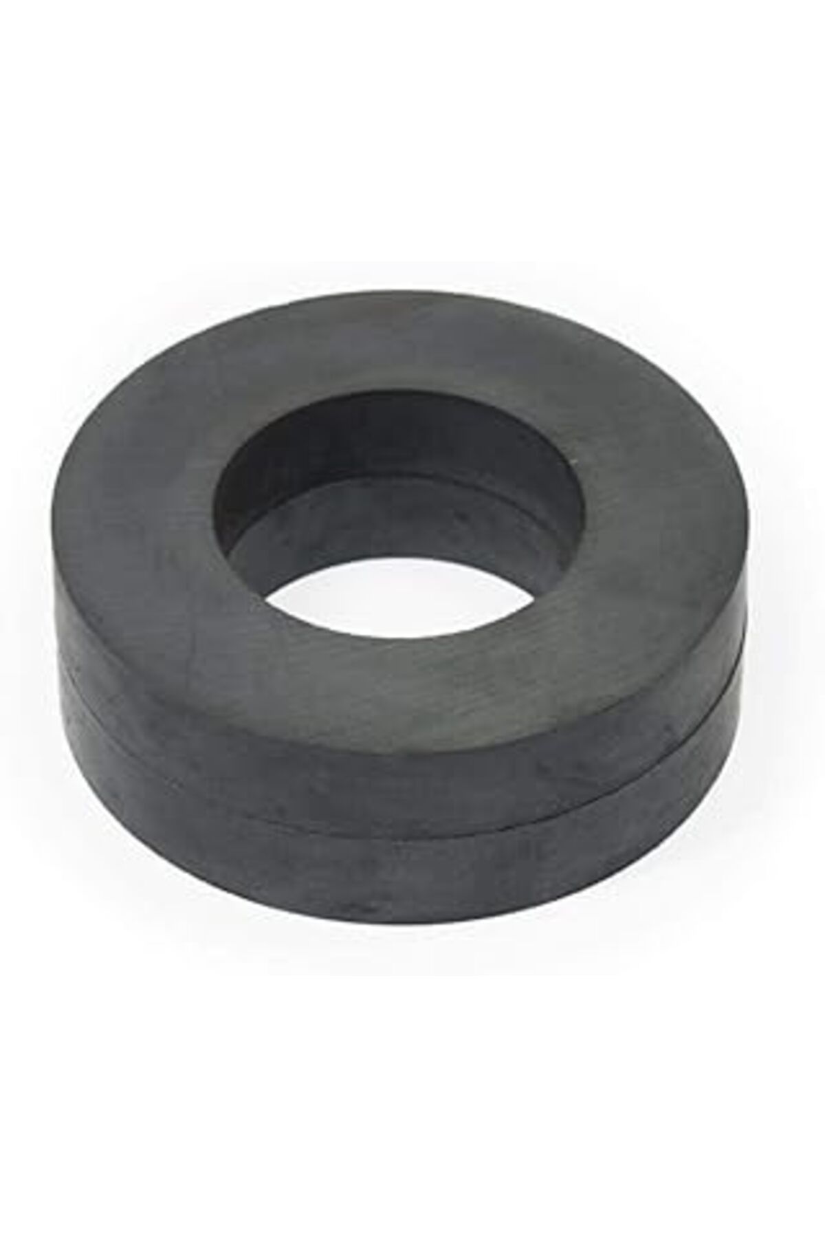 Roses Store Mns Magneteksan Ferrit - Halka Seramik Siyah Kömür Mıknatıs Ø70X32X10 Mm (1 Adet)