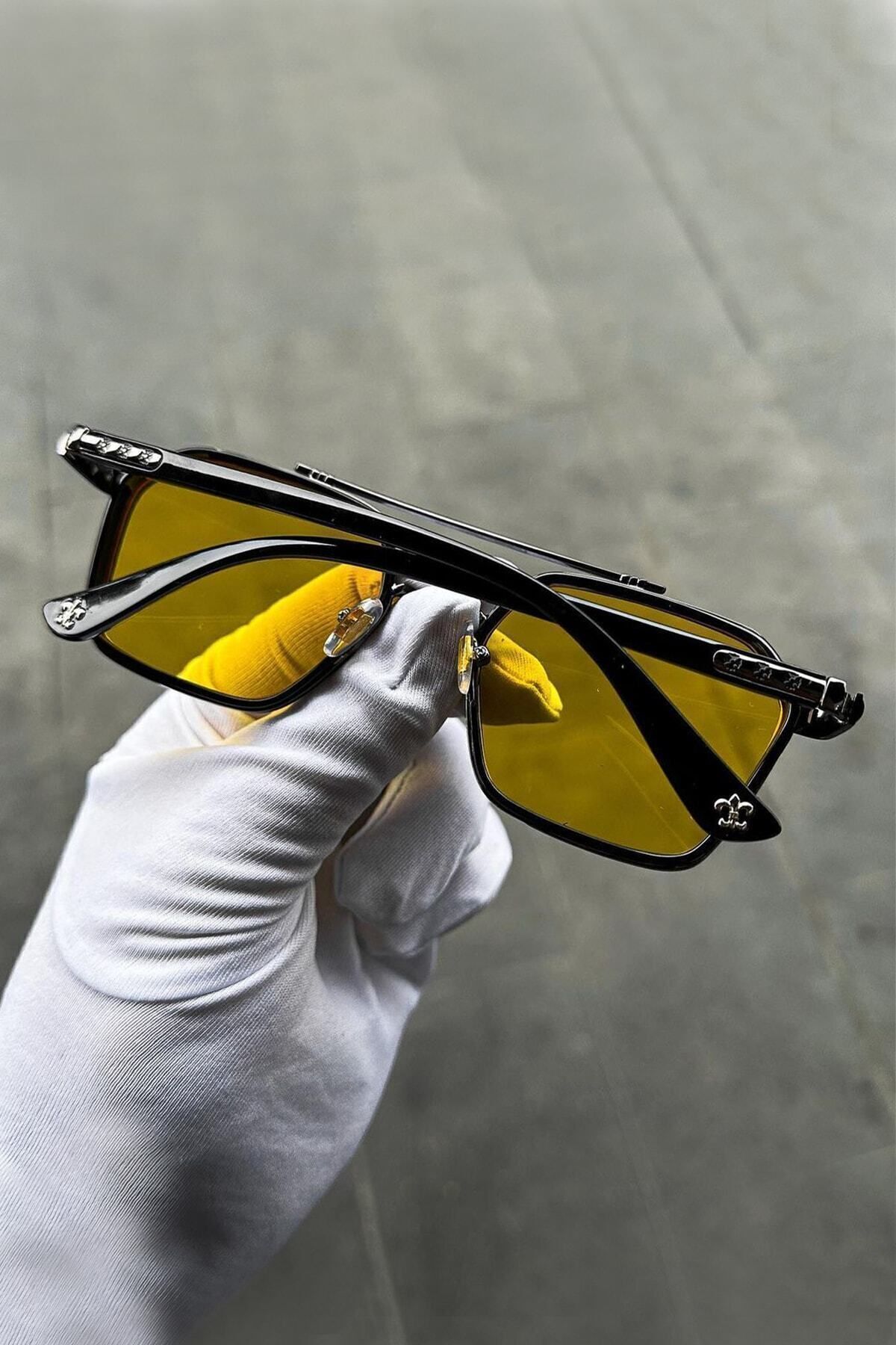 Roger Bacon-Limoni Yellow Men's Sunglasses UV400 Protection 5