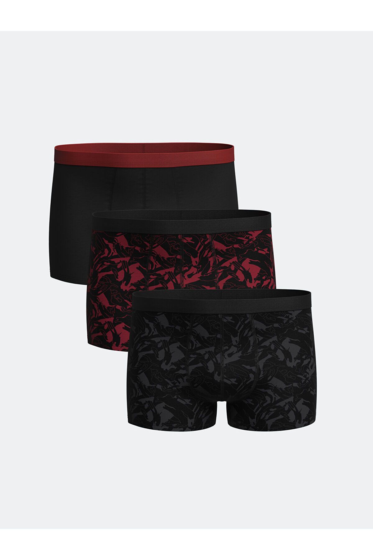 LC Waikiki Standart Kalıp Pamuklu Esnek Erkek Boxer 3'lü