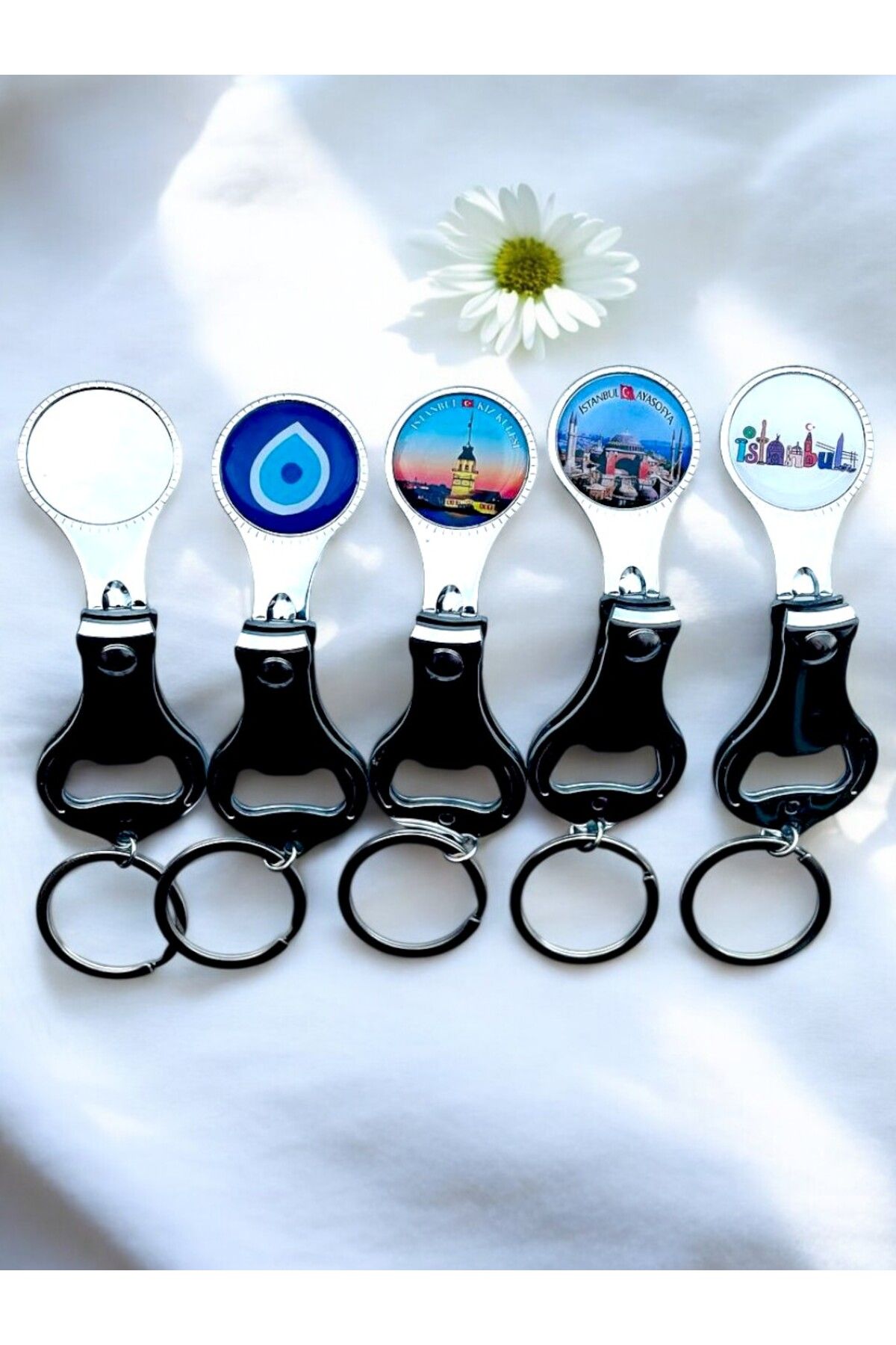 GALATA GIFT-Five Nail Clippers, Keychain, Family Size Scissors with Keychain and Istanbul Sticker 4