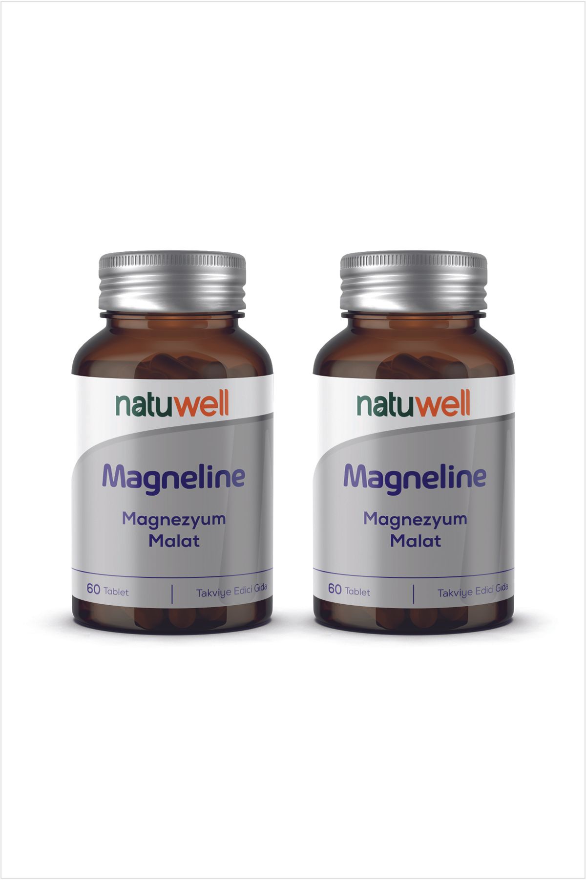 Natuwell 2'li Magneline Magnezyum Malat 60 Tab*2