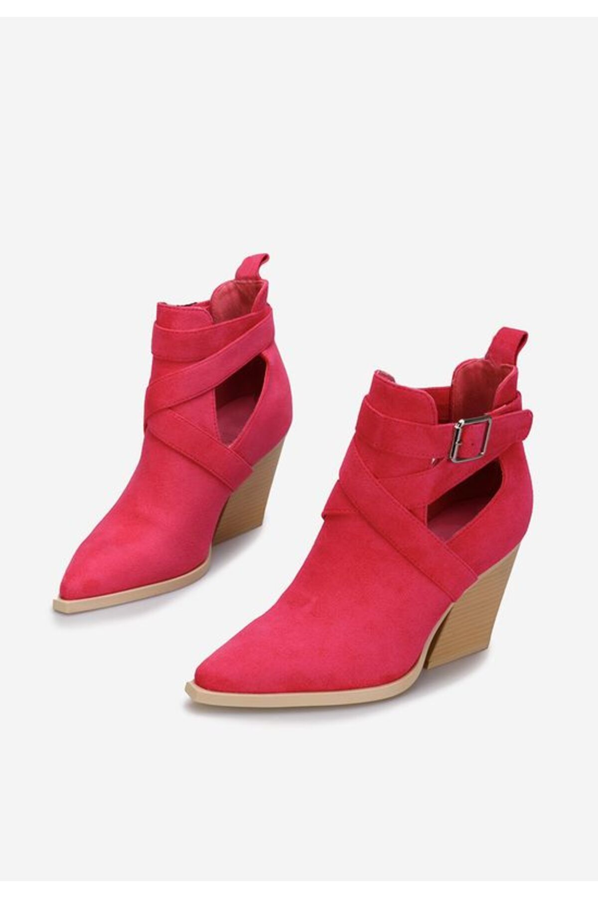 B T Shoes-Botine de toamna Rayana fucsia 4