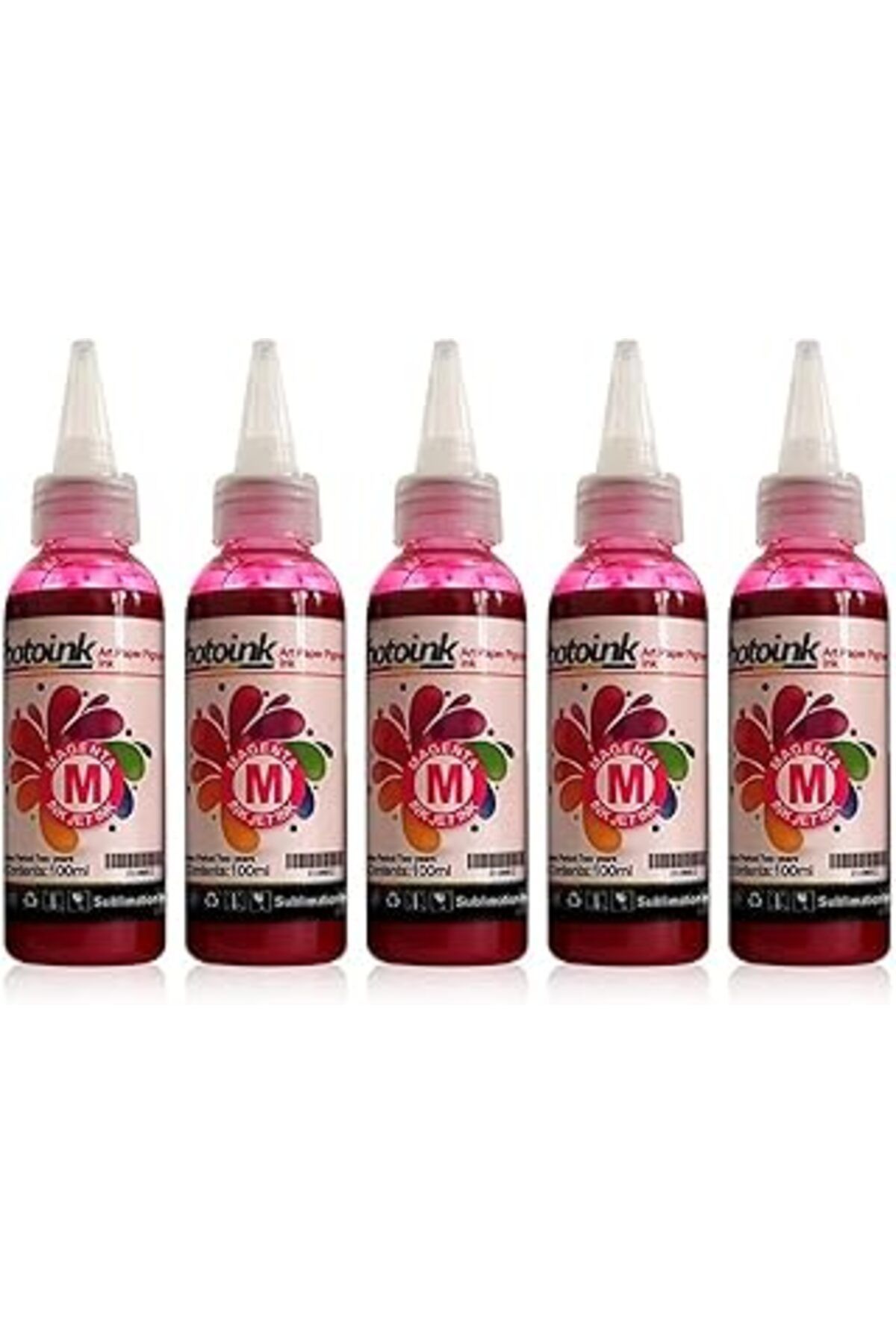 Mu Art Photoink Epson Süblimasyon Mürekkepler, Süblimasyon-transfer Baskı Için 500 gr Kırmızı Mürekkep