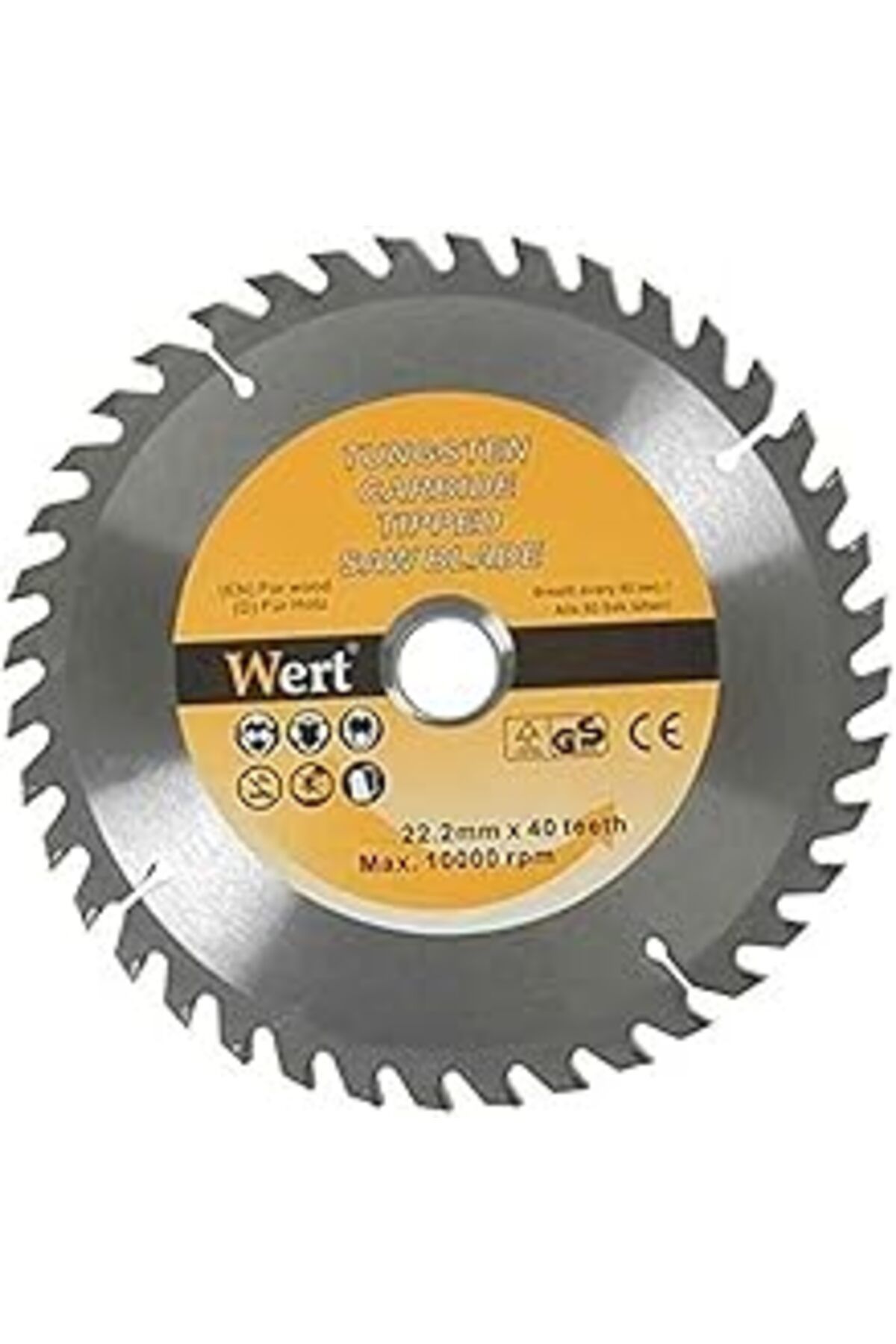 Mu Art Wert W 2540/115, Ahşap Kesme Testeresi Ø 115Mm, Gri