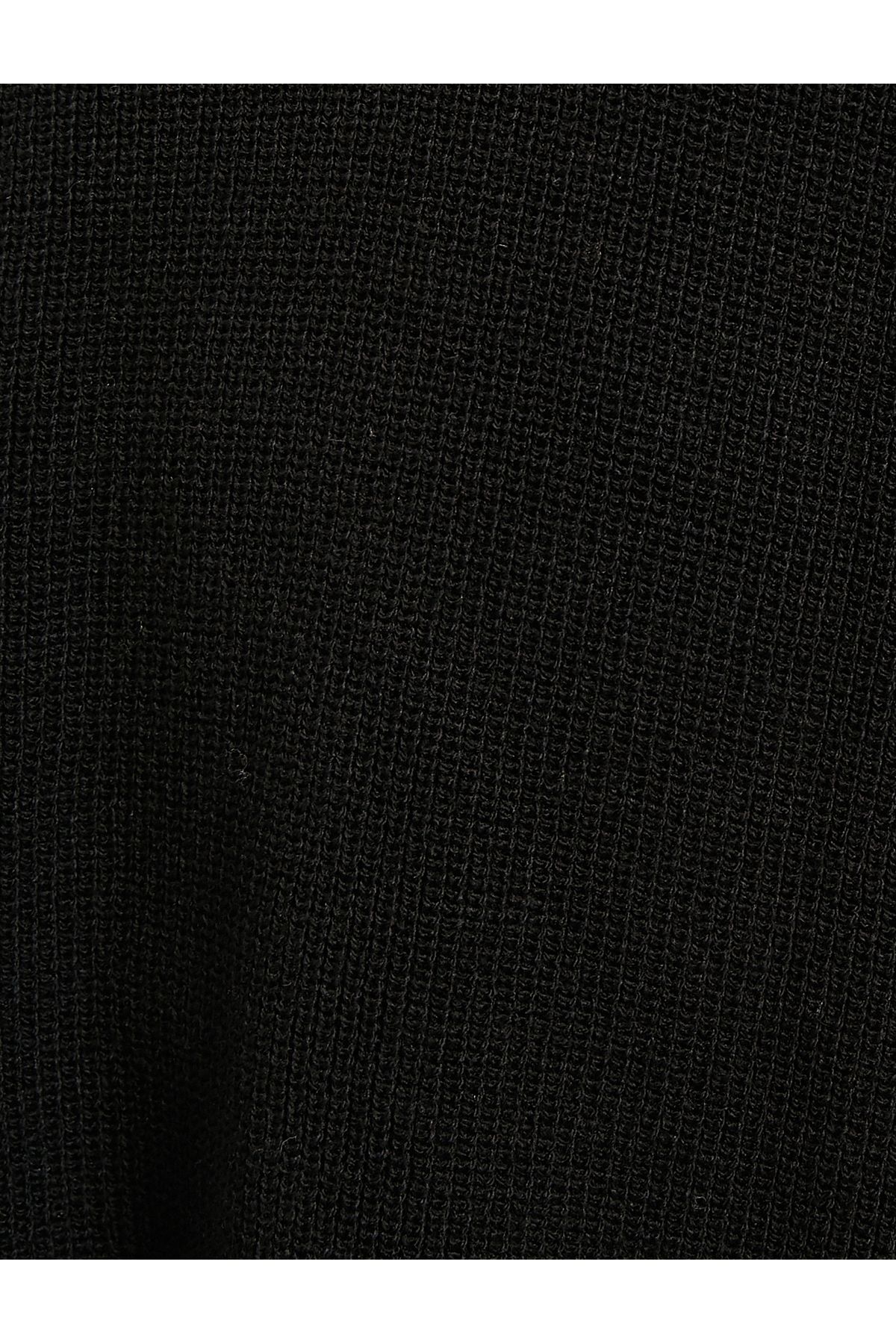 Koton-Pullover mit V-Ausschnitt, Oversize-Langarm, Kaschmir-Struktur 6
