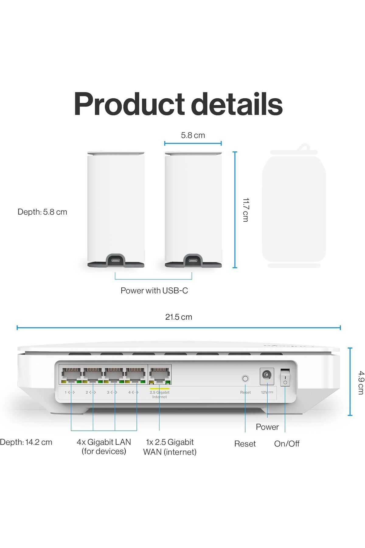 Linksys-Multi-gig Micro Mesh WiFi 6 System | Connect 100+ Devices | Up to 5,000 Sq Ft | Speeds of up 6
