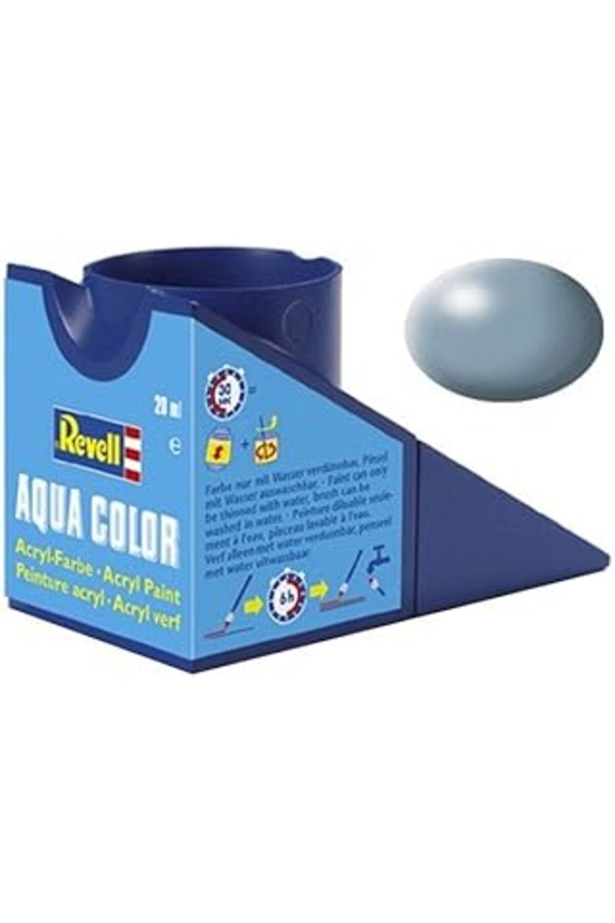 Mu Art Revell - Su Bazlı Maket Boyası Gri Ipek 18 ml (36374)