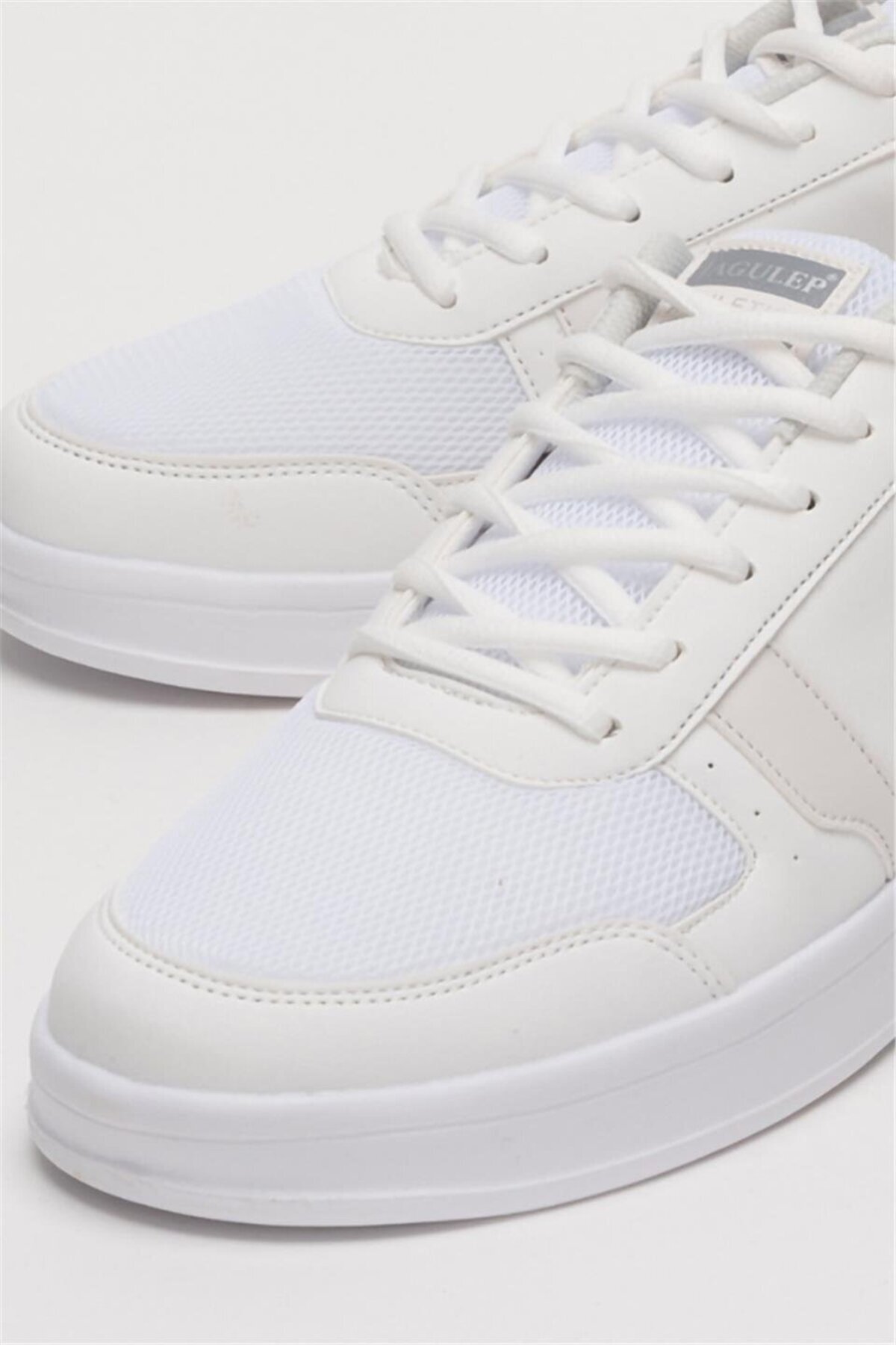 Erkek Günlük Sneaker Rahat Spor Ayakkabı BEYAZ — سفید 2732 — تصویر 5 از 7
