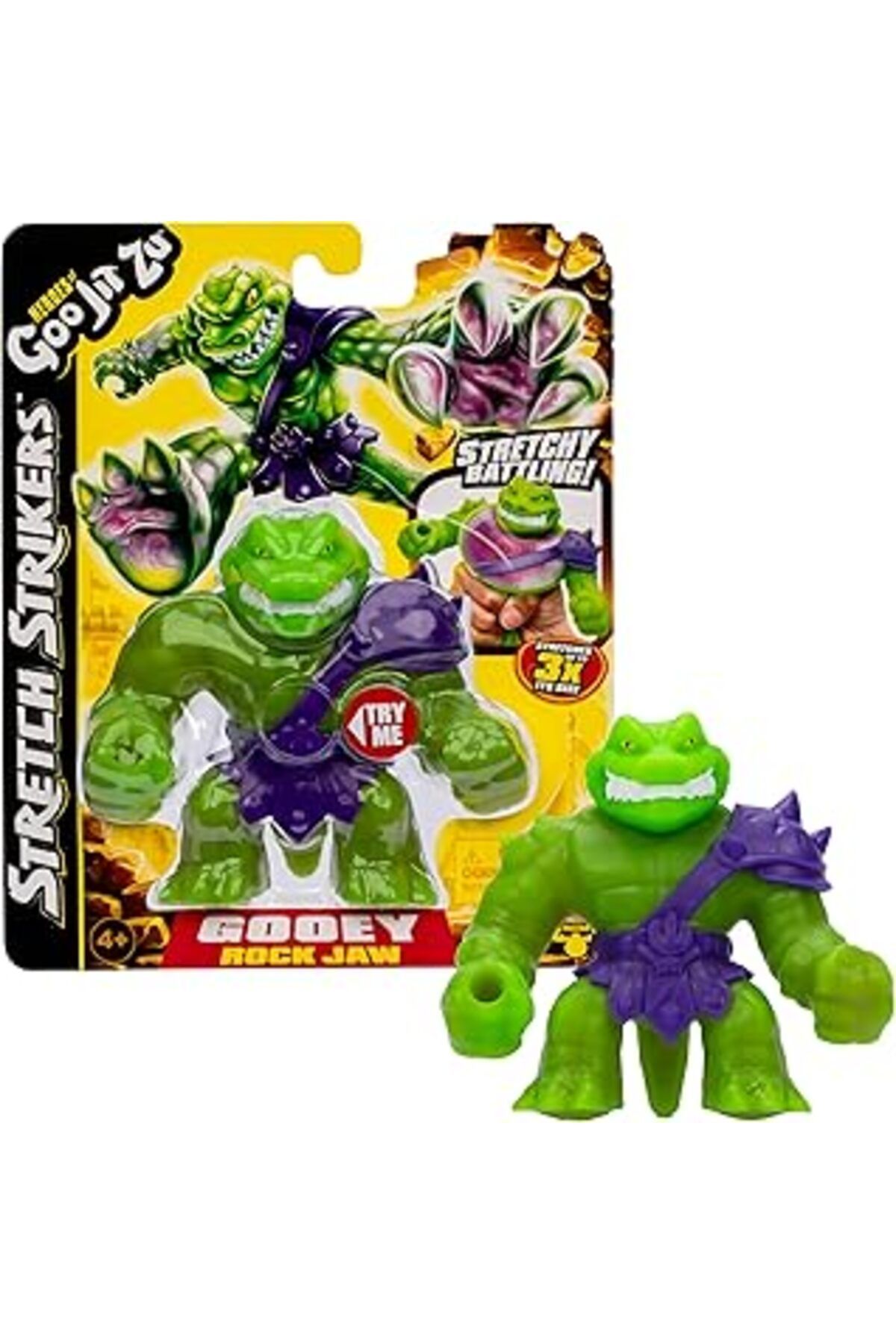 Mu Art Heroes Of Goo Jit Zu Bandai Co42845 Aksiyon Figürü, Streç Örgü Figürünü Keşfedin, Rock Jaw, Esneyeb