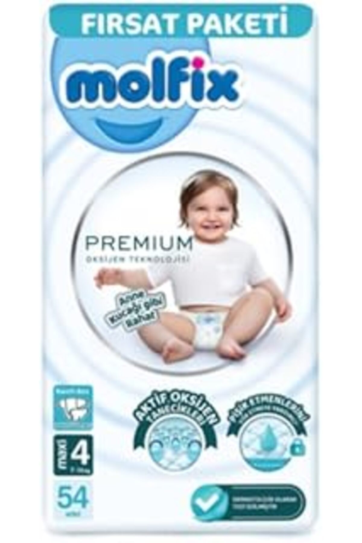 Mu Art Ahşap Molfix Premium Fırsat Paketi Maxi (4 BEDEN) 54 Adet