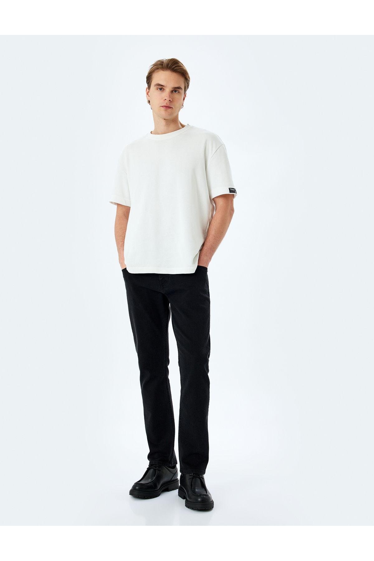 کوتون شلوار جین اسلیم فیت نخی کمر معمولی - Brad Jeans