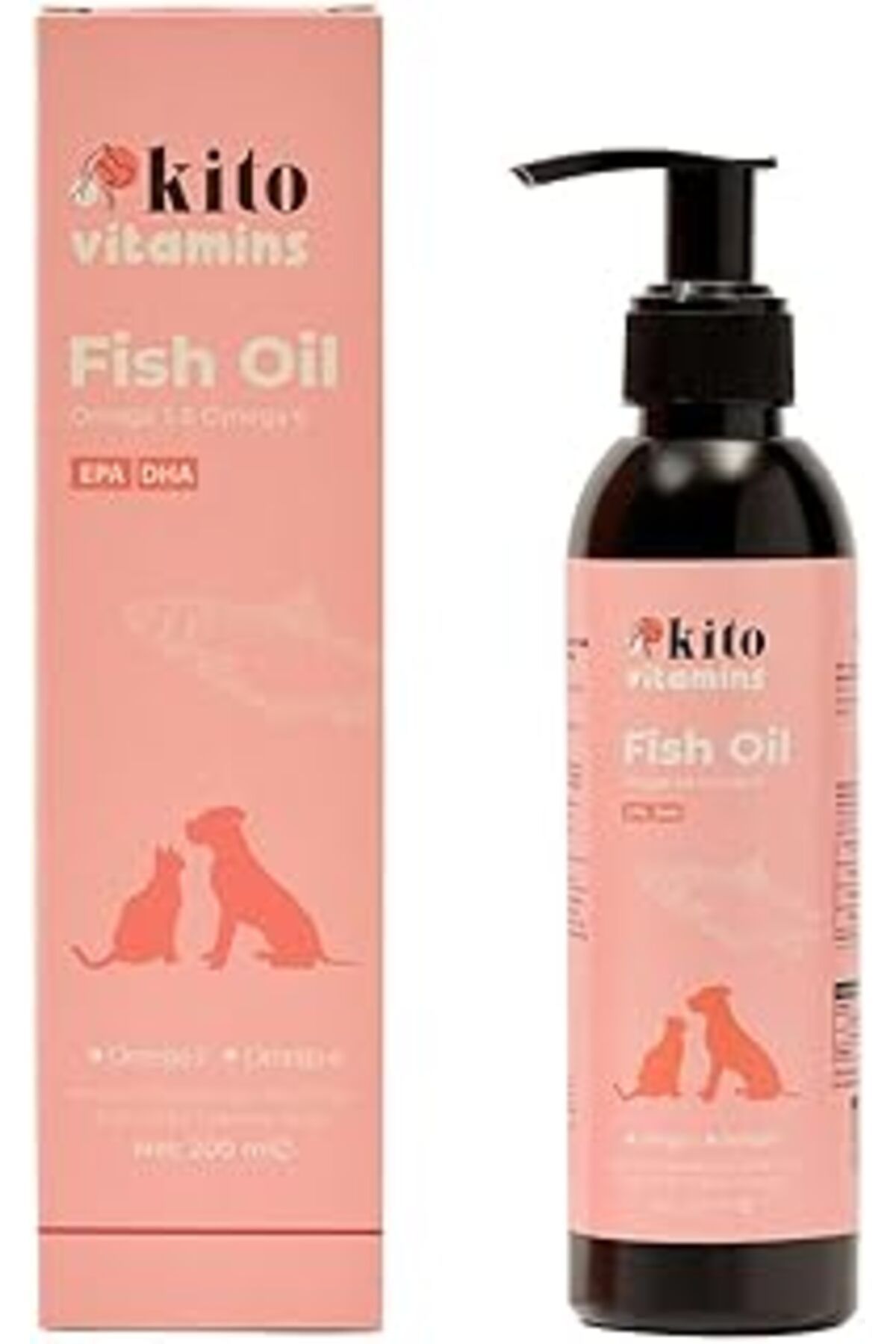 Mu Art Kito Balık Yağı 200 Ml (Kedi Ve Köpekler Omega 3 & 6 İçerikli Deri, Tüy, Eklem Ve Dest