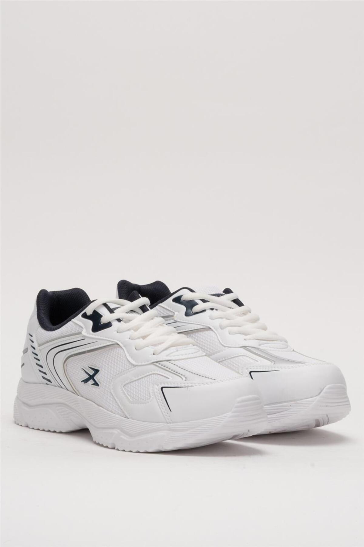 Liger Unisex Su İtici Spor Ayakkabı BEYAZ - LACİVERT görsel 3