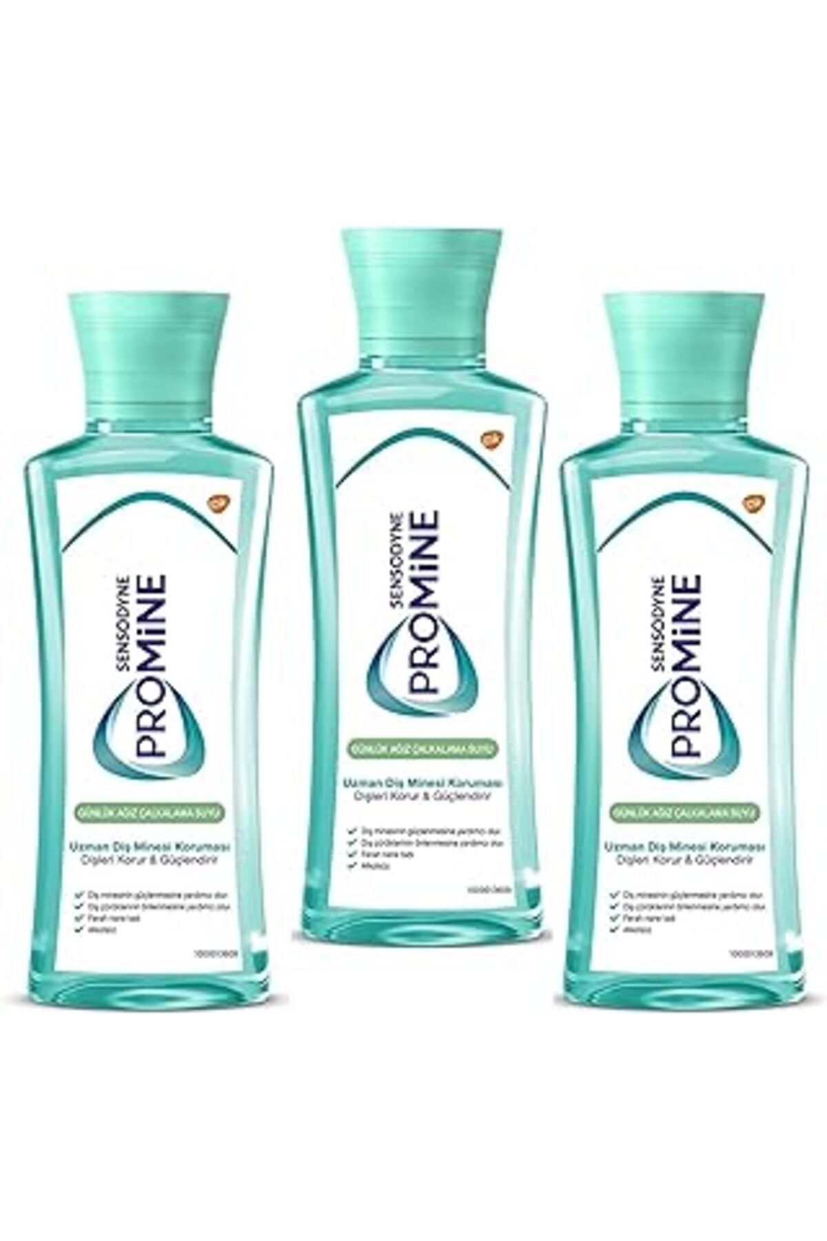 shop Sensodyne Promine Ağız Bakım Suyu 250Ml X 3 Adet