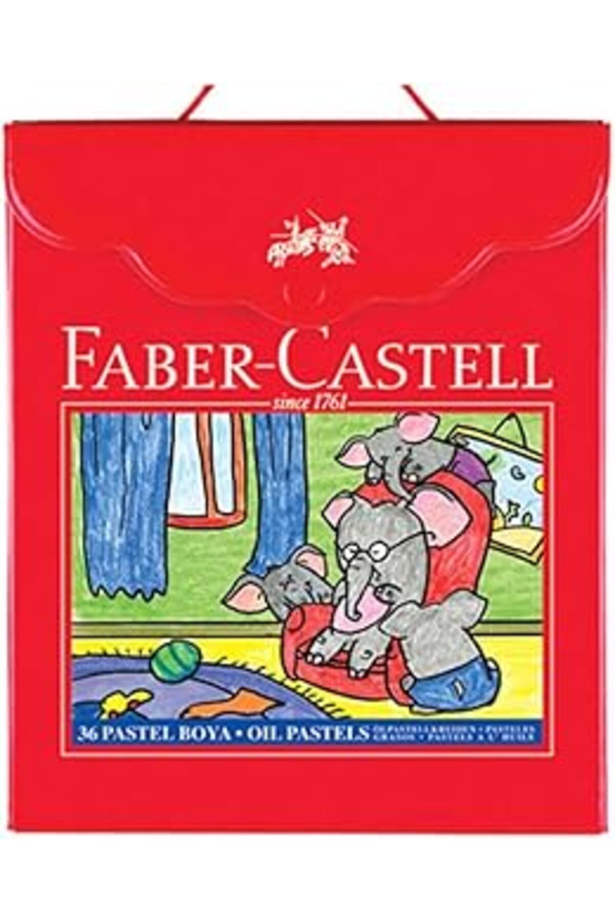 NZM TİCARET Faber-castell Çantalı Pastel Boya, 36 Renk