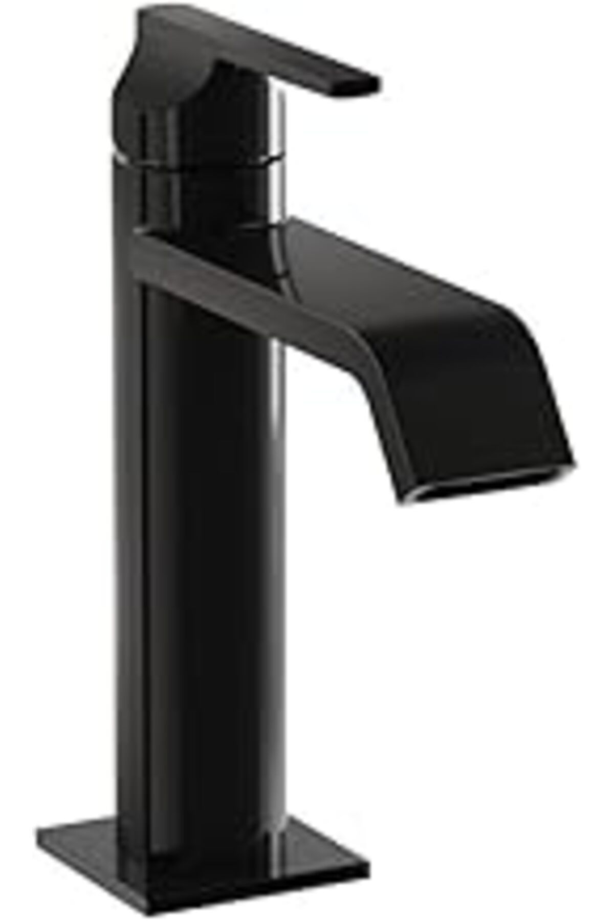 Pazarcan Vitra Suit A4281639 Lavabo Bataryası, Üstten Kumandalı, Parlak Siyah