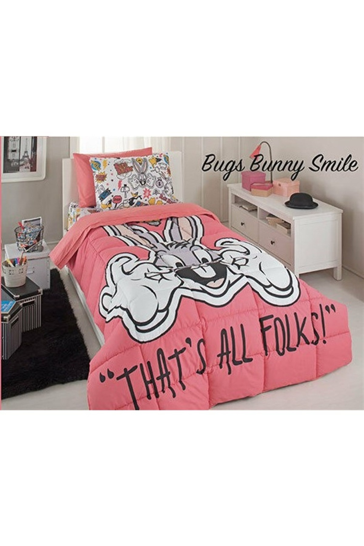 Özdilek-Bugs Bunny Single Licensed Sleeping Set 2