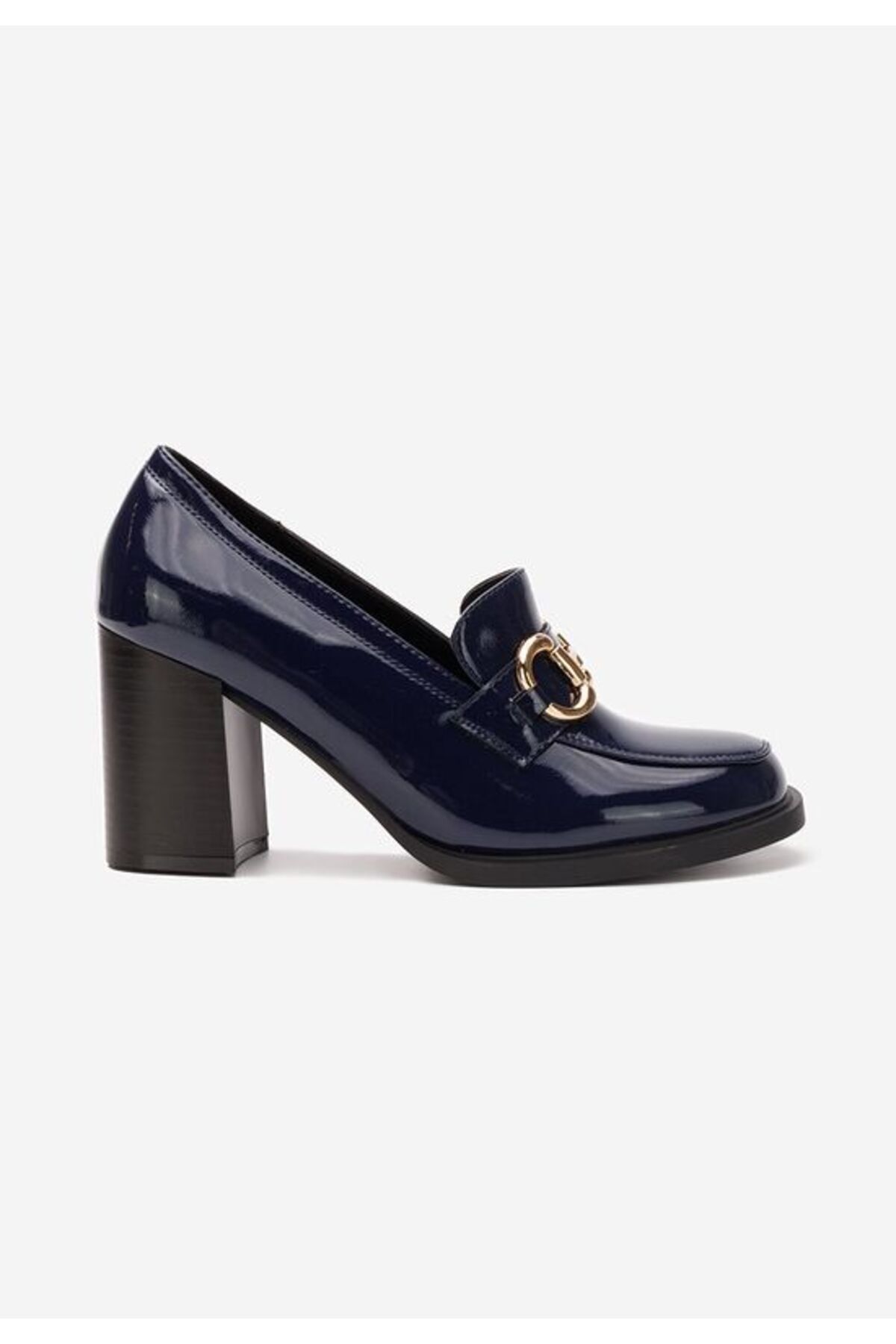 B T Shoes-Mocasini cu toc Efora albastri 3