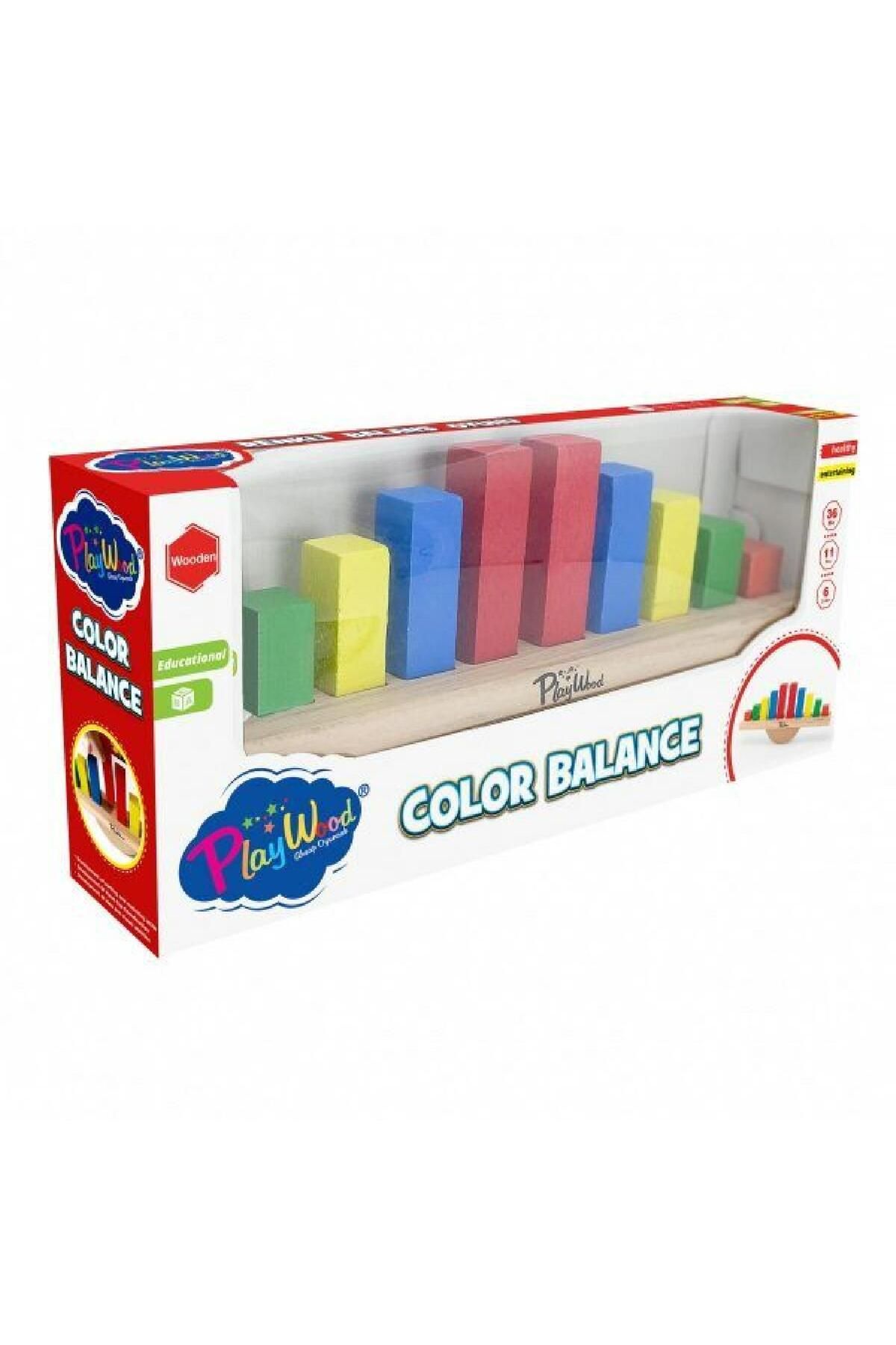 toysclub AHŞAP RENKLİ BALANS OYUNU