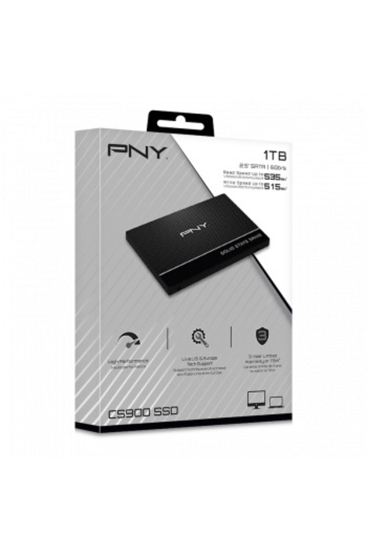 PNY 1Tb Cs900 3D Nand 2.5" Sata III İnternal Solid State Drive (Ssd7Cs900-1Tb-Rb) Ssd Harddisk