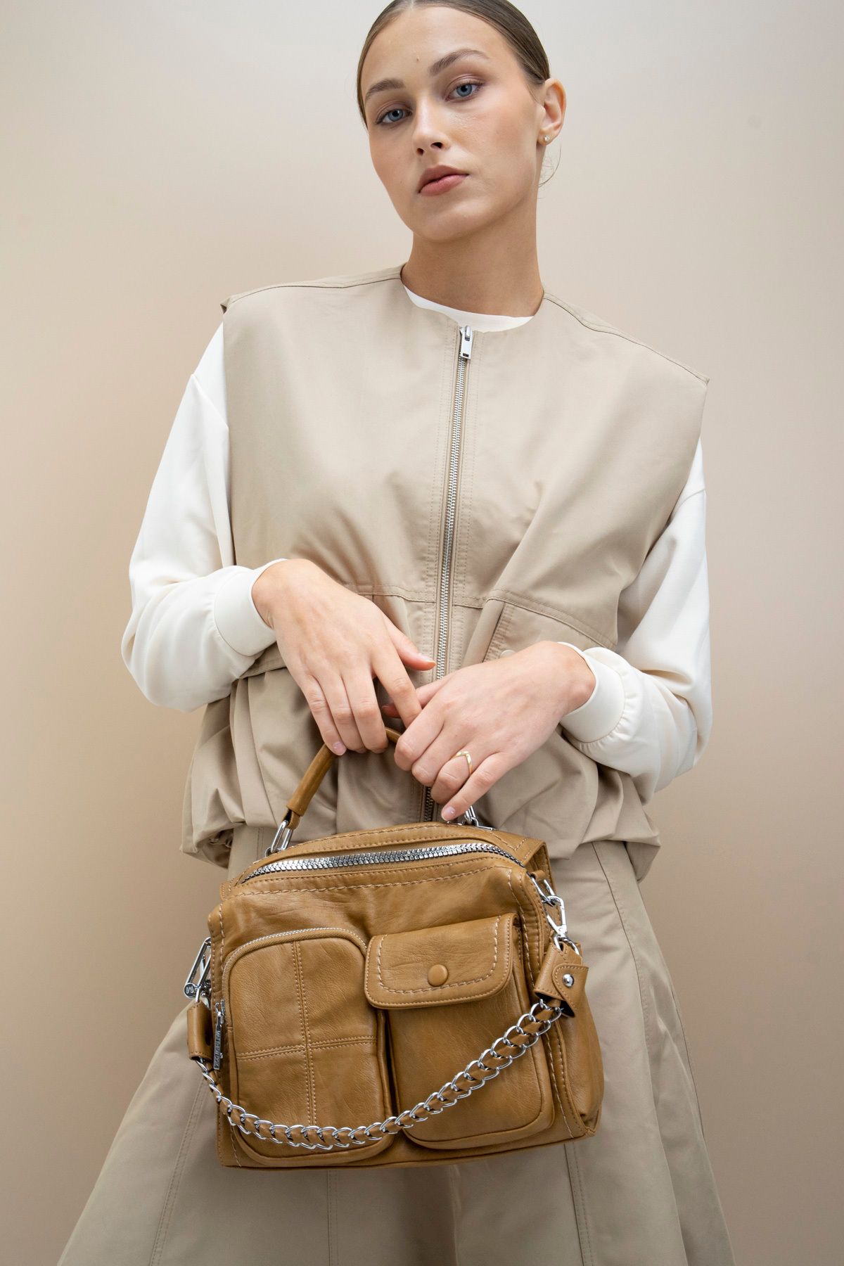 Matthew Cox-Women's Handbag Tan Byn2270 2