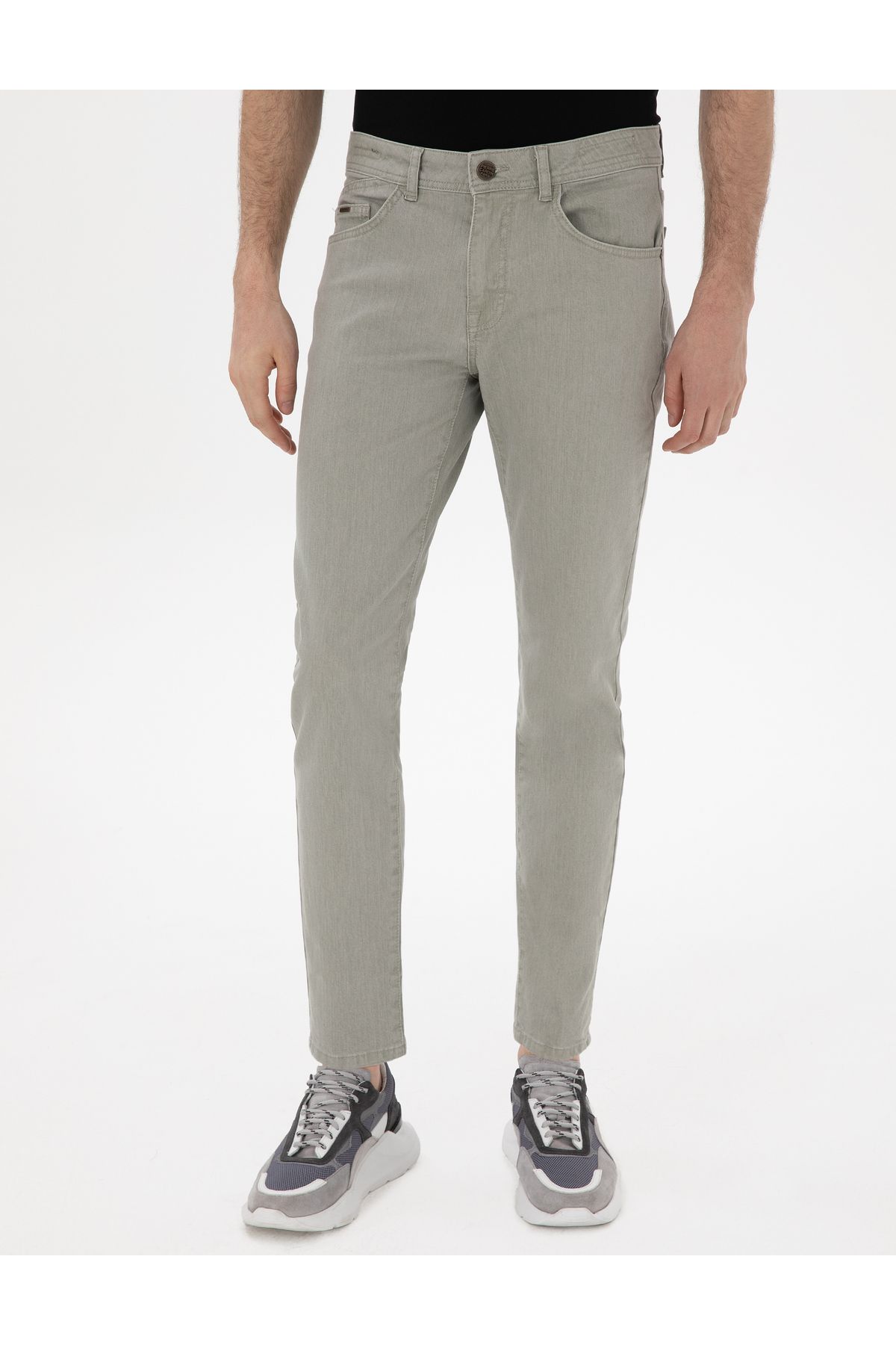 شلوار جین مردانه خاکی SLIM FIT ژان 50302679 VR027 Pierre Cardin