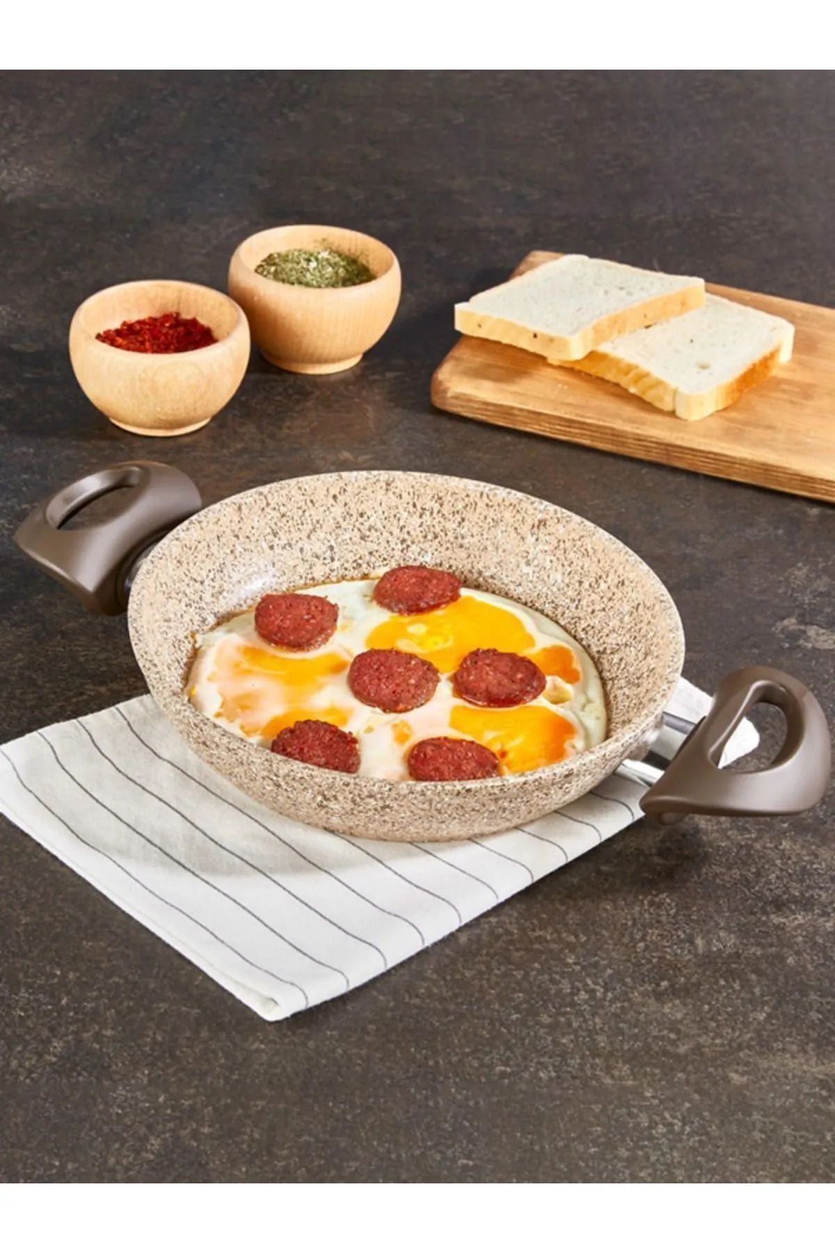 Prestij PRESTİJ Creamy Granit 22 Cm Sahan