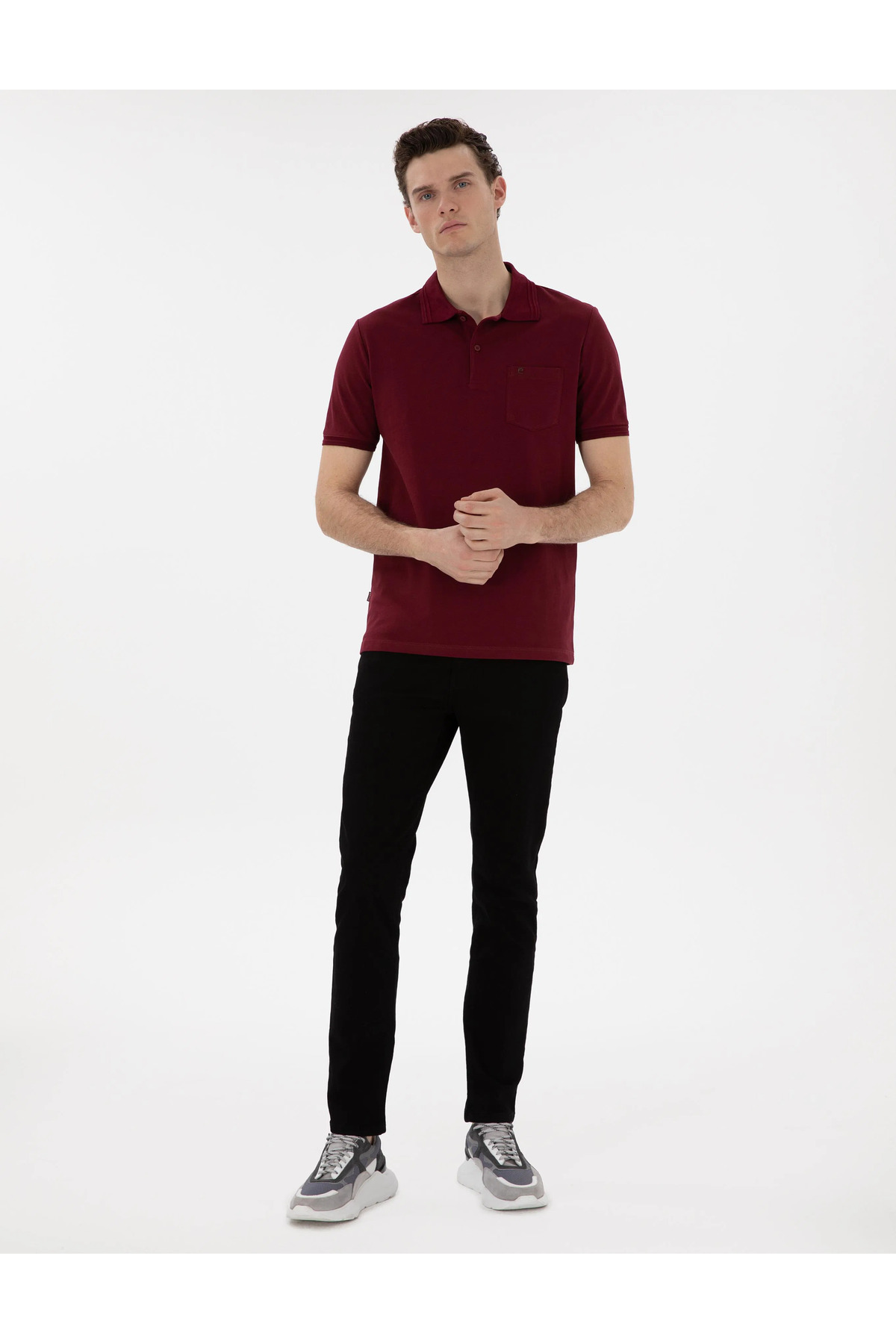 شلوار مردانه راسته فاق نرمال | پیر کاردین Pierre Cardin 2169152 - تصویر 2