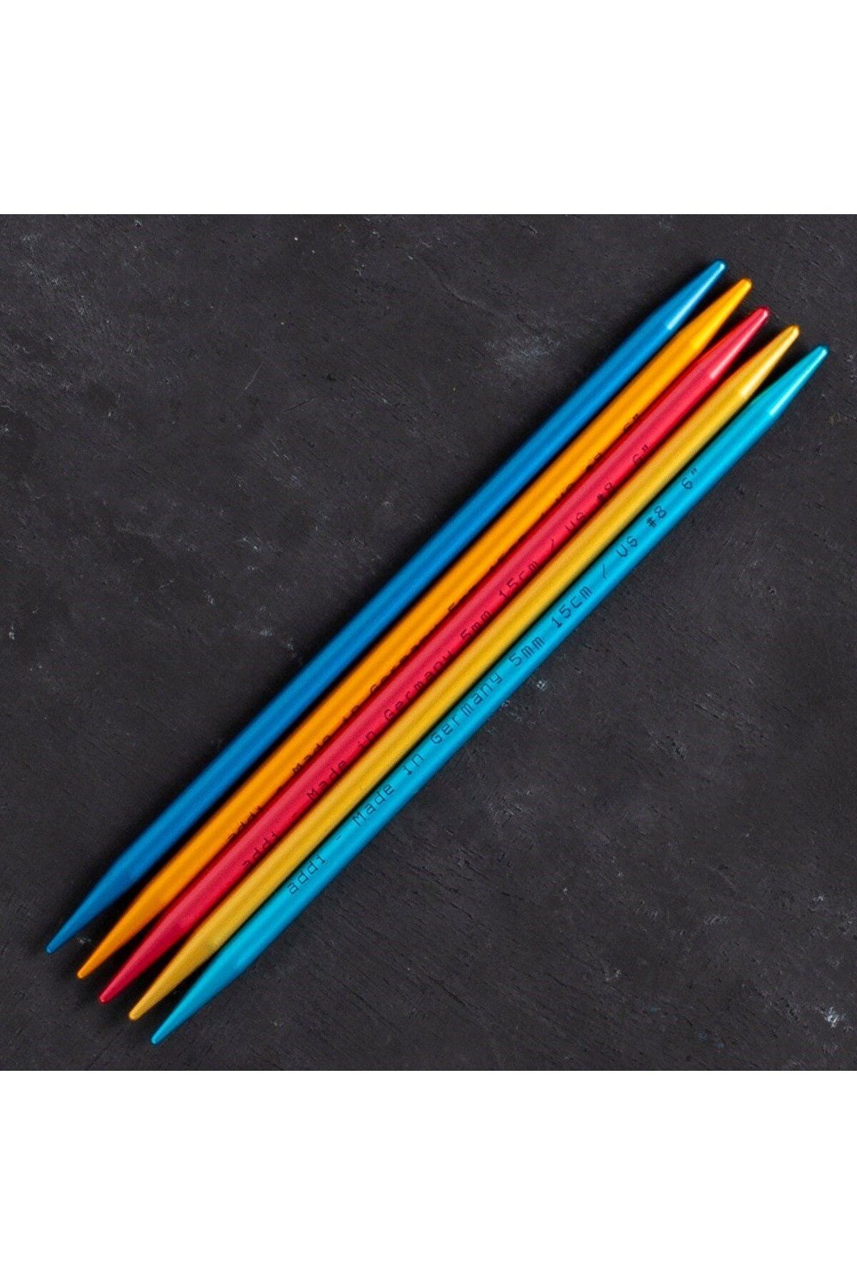 BulutRetail Addi Colibri 5mm 15cm Renkli Çorap Şişi - 204-7