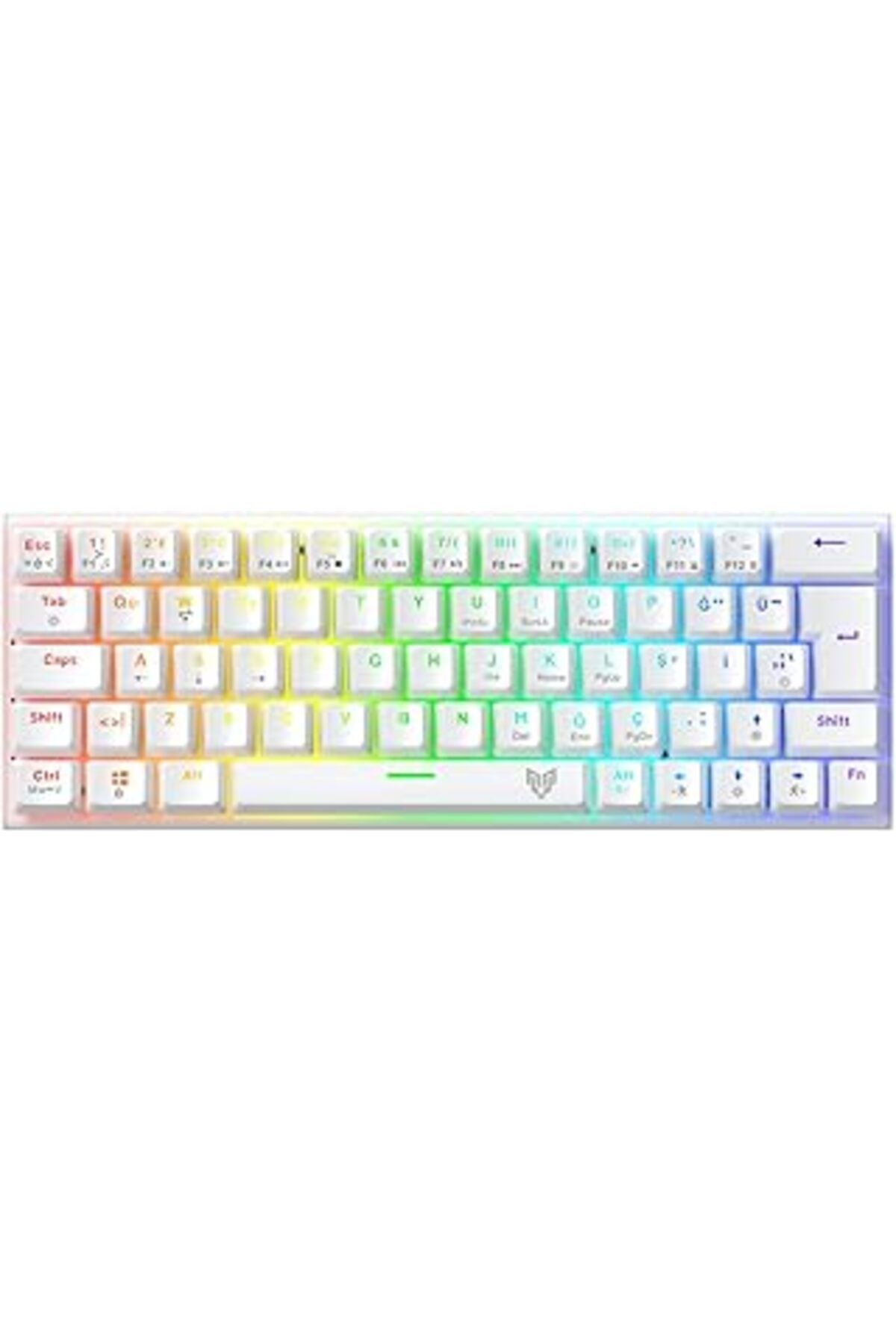 ebadi Blueforce Runner Ful Rgb Mekanik Gaming Oyuncu Kyesi Blue Switch Q Beyaz