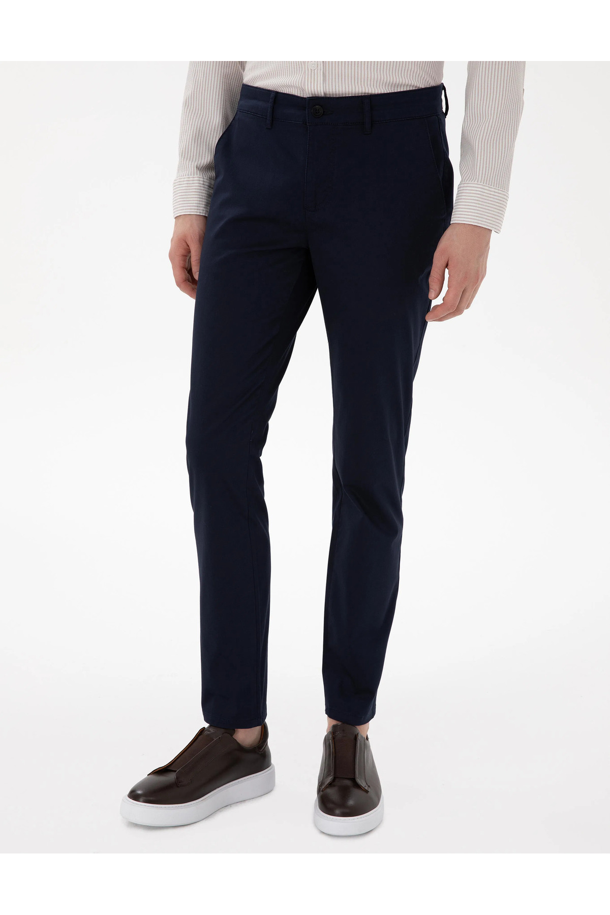 شلوار مردانه راسته فاق نرمال | پیر کاردین Pierre Cardin 2165321 - تصویر 3
