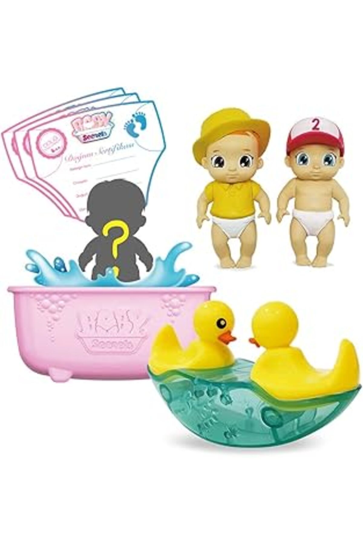 Pİ GLOBAL Baby Secrets Sürpriz Figür Ve Ördekli Tahterevalli Seti