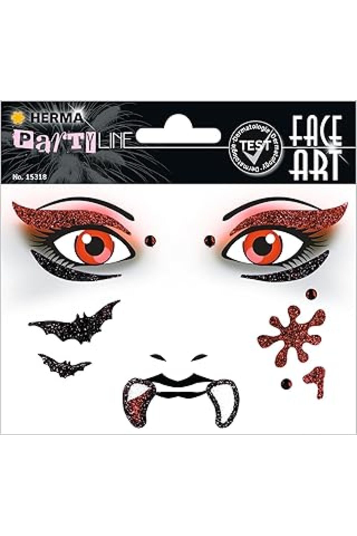 Mu Art Ahşap Herma Face Art Decor Yuz Susleme Etiketi Vampir