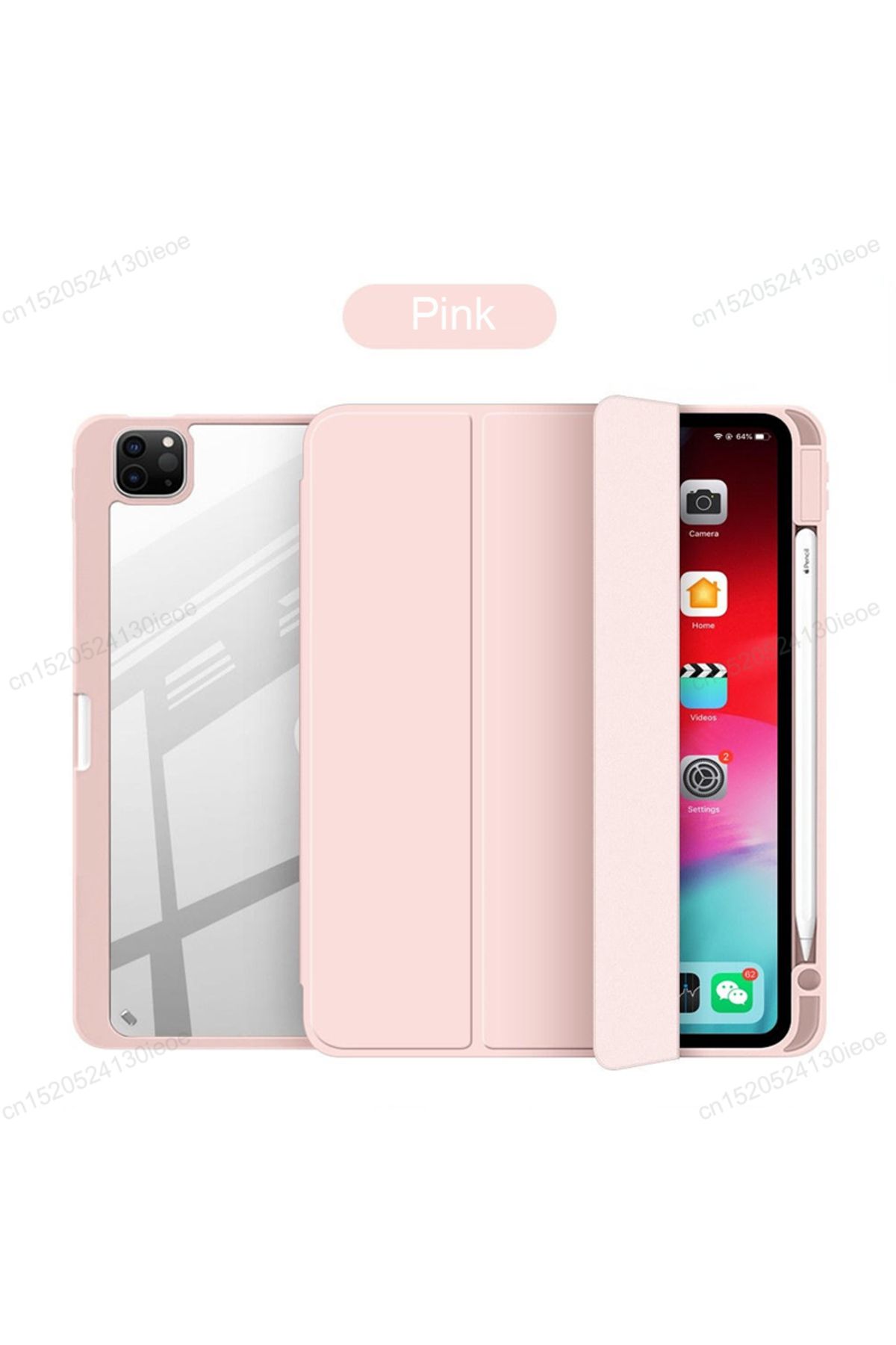 Choice-حافظة iPad 10 10th Gen باللون الوردي لجهاز iPad Pro 11 12.9 2022 2021 2020 Tabet Cover لجهاز iPad Pro 11 Air 4 5 1