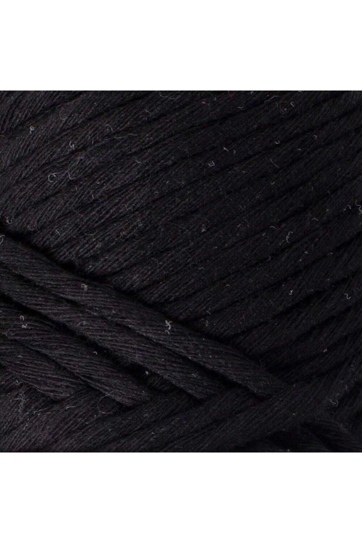 Ethab Ticaret-La Mia Boho Black Twist Macrame String - L006 - 33997 2