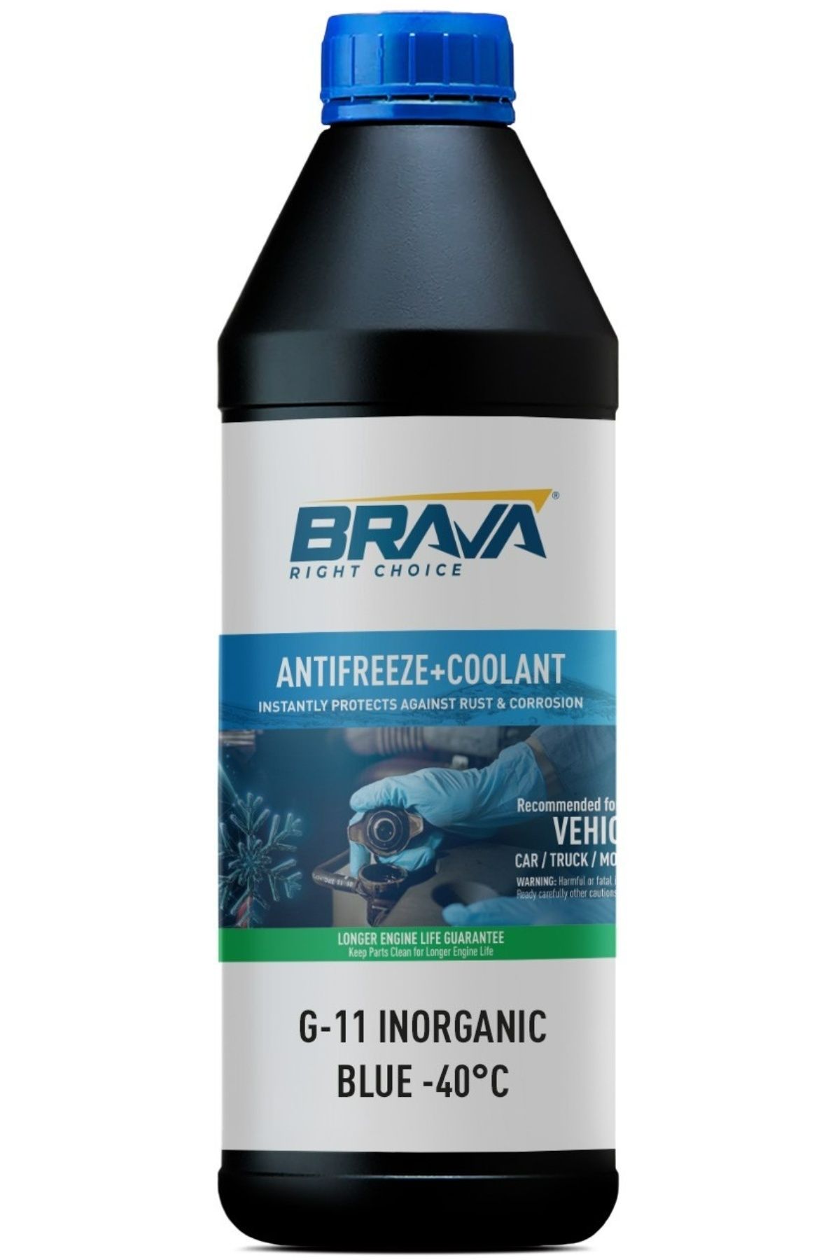 Brava İNORGANİK 1 LT G-11 ANTİFRİZ MAVİ -40°C