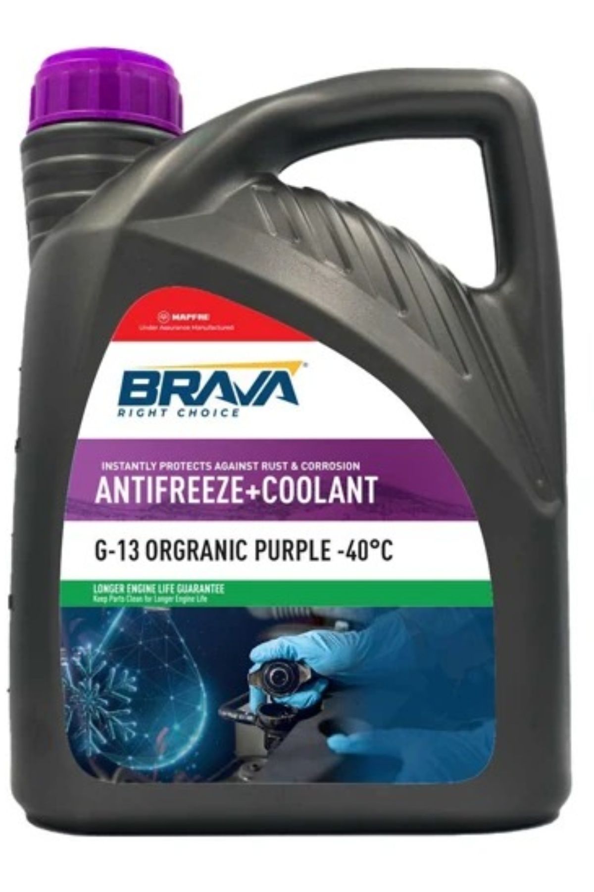 Brava ORGANİK 3 LT G-13 ANTİFRİZ MOR -40°C