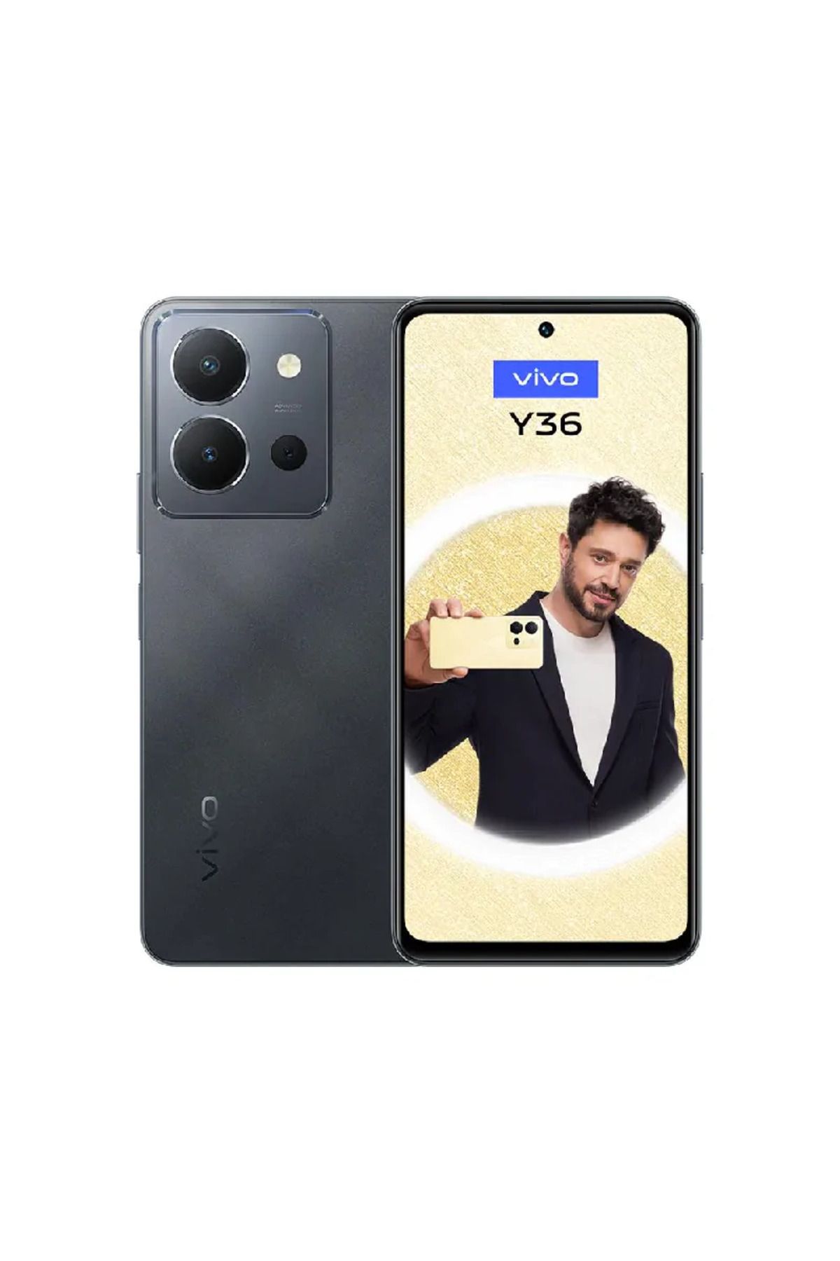 vivo YENİLENMİŞ VIVO Y36 256GB SİYAH CEP TELEFONU (12 AY GARANTİLİ) - B KALİTE